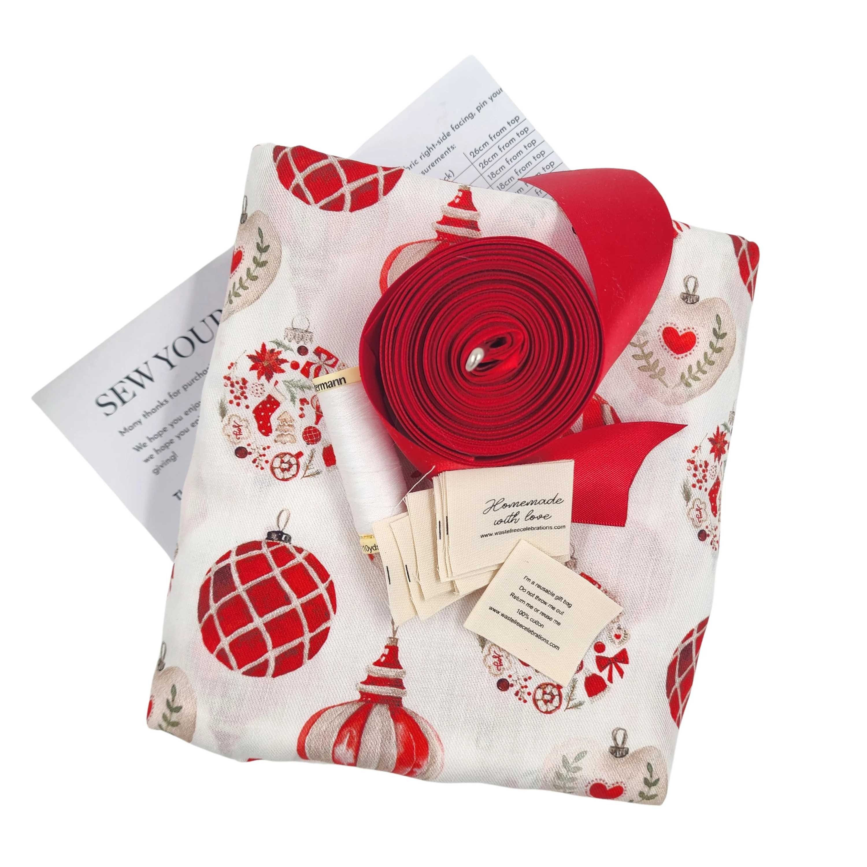 Sew-Your-Own Reusable Gift Bags Set - Image 7