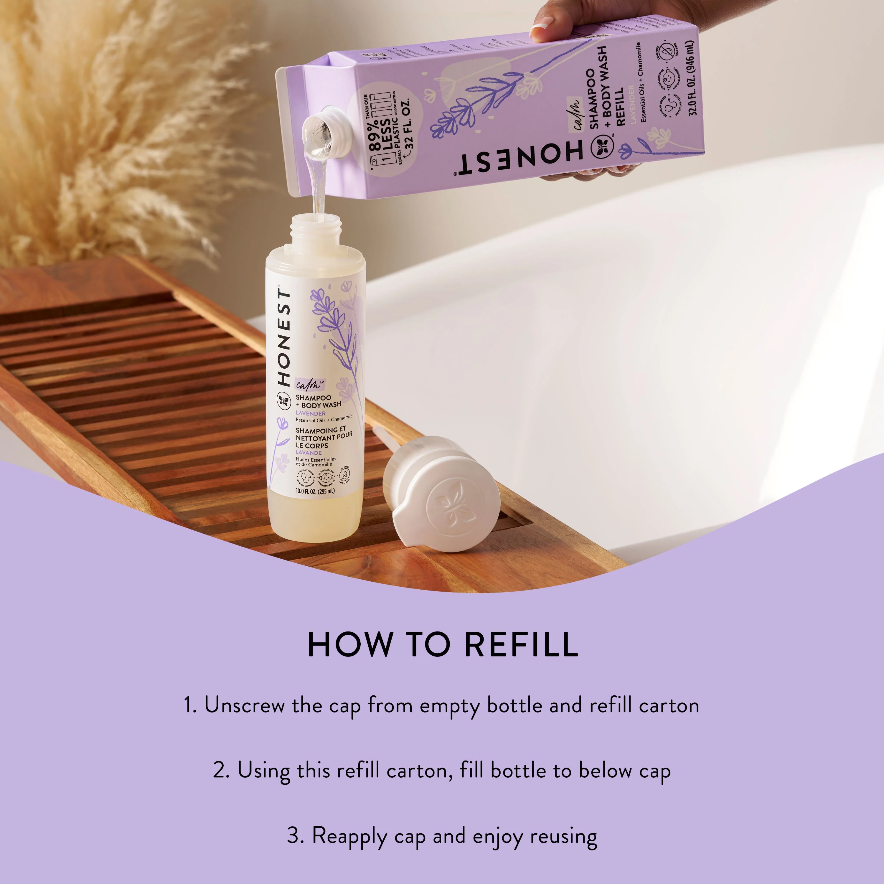 Shampoo+ Body Wash, Carton Refill - Image 10
