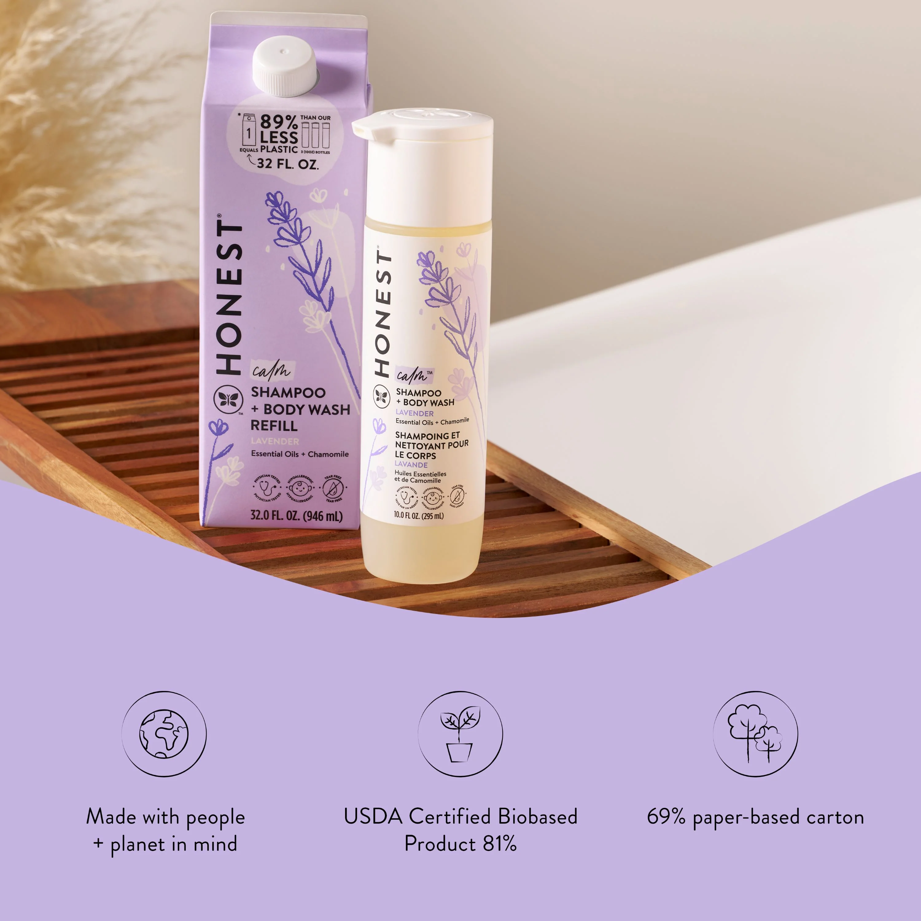 Shampoo+ Body Wash, Carton Refill - Image 9