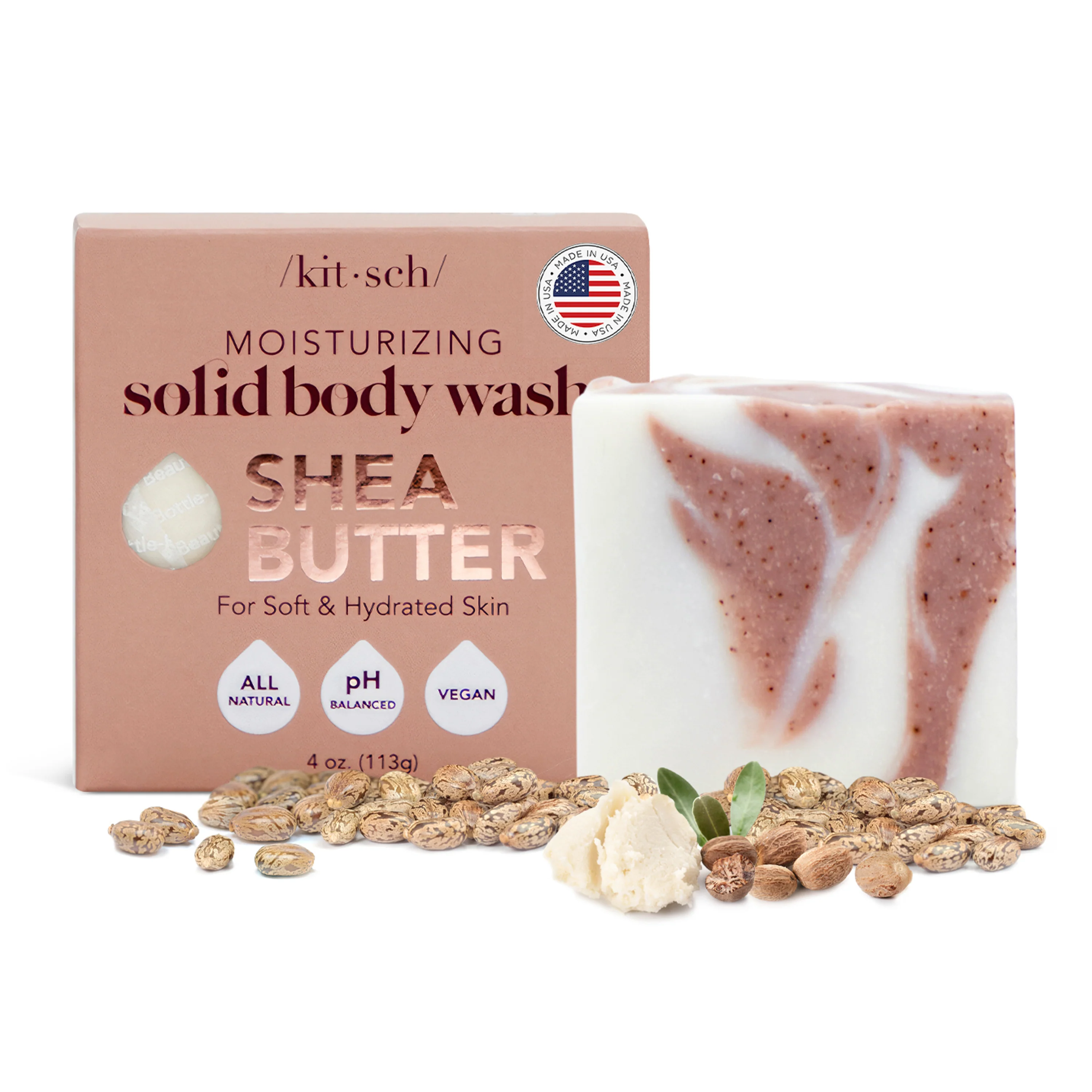 Shea Butter Moisturizing Solid Body Wash - Image 2
