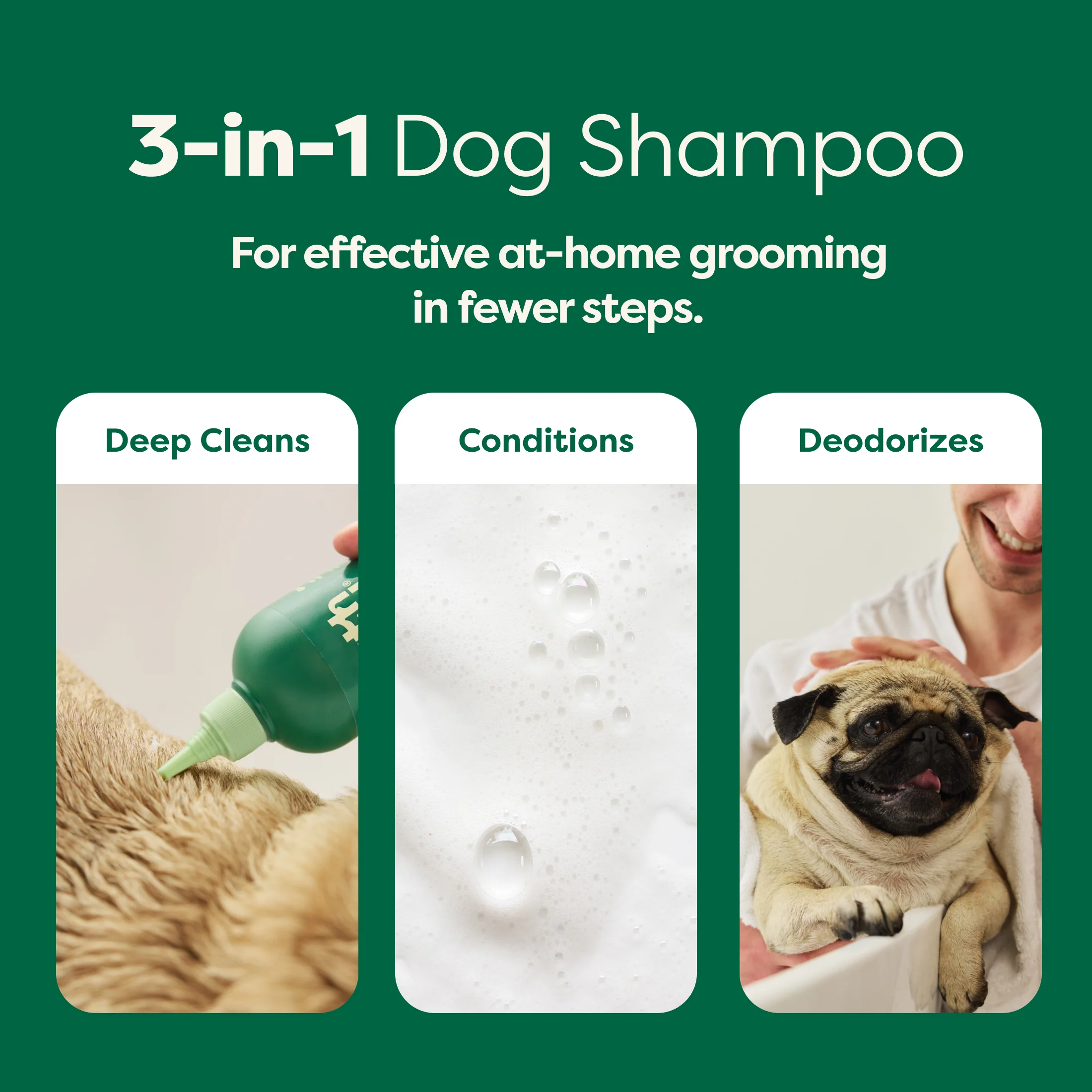 3-in-1 Short Coat Dog Shampoo - Image 3