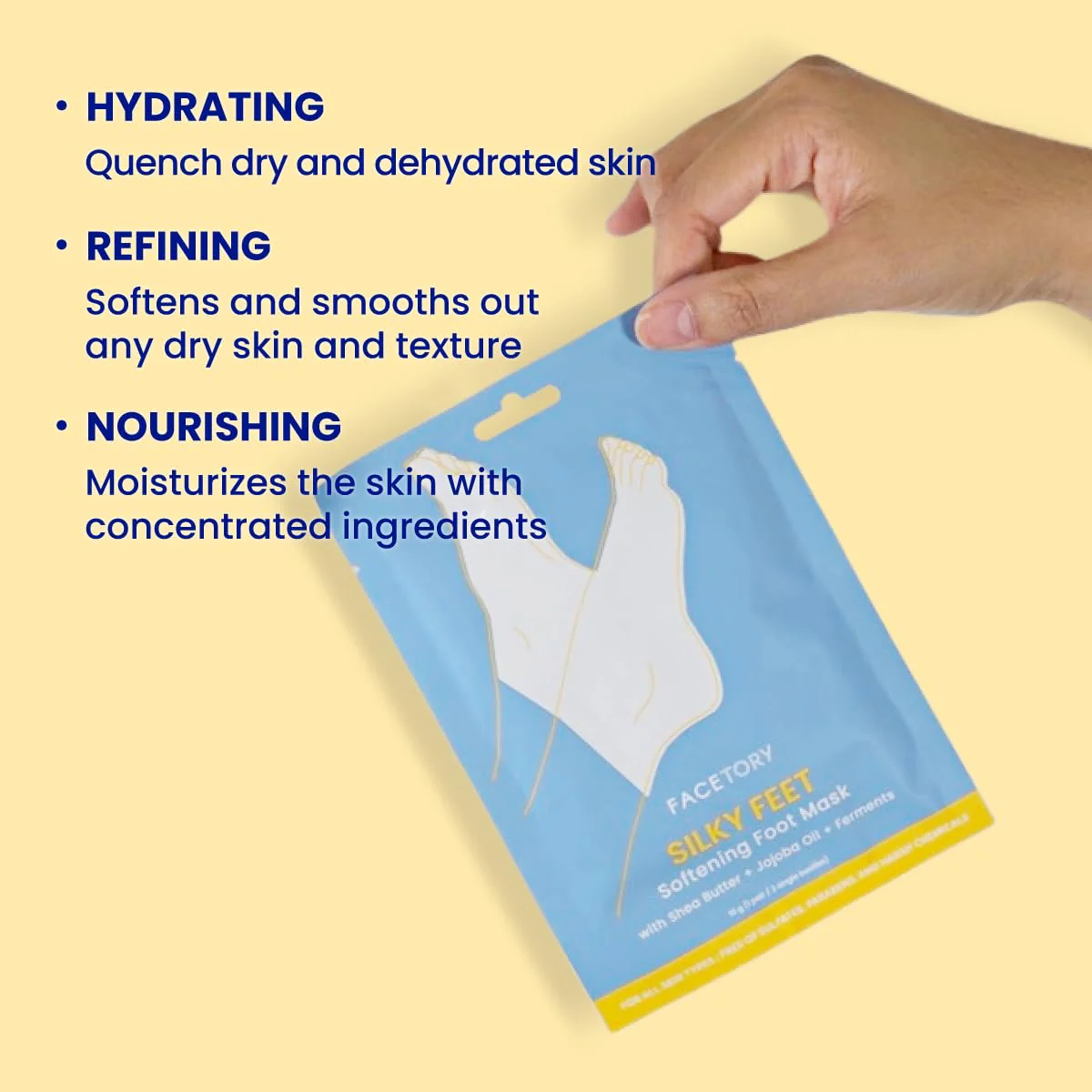 Silky Feet Softening Foot Mask - Image 5