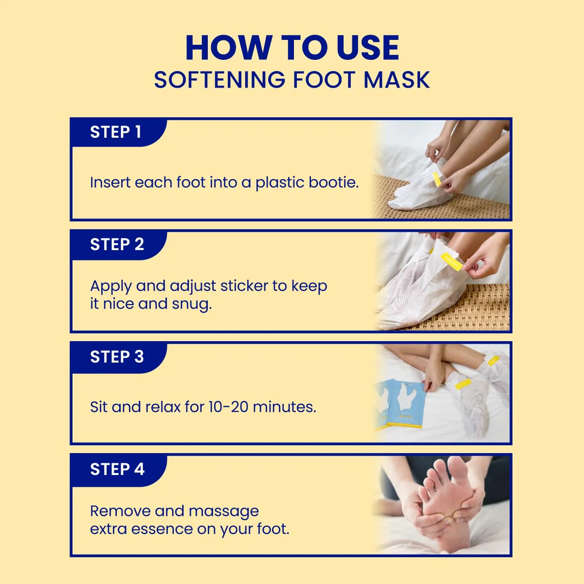 Silky Feet Softening Foot Mask - Image 6