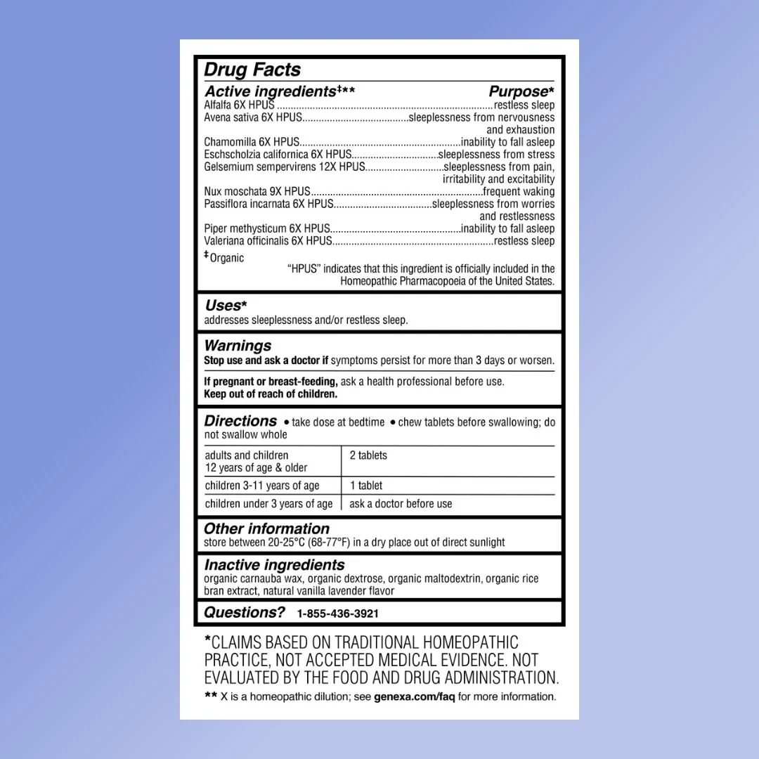 Adult Sleepology Chewable Tablets - Melatonin Free - Image 2