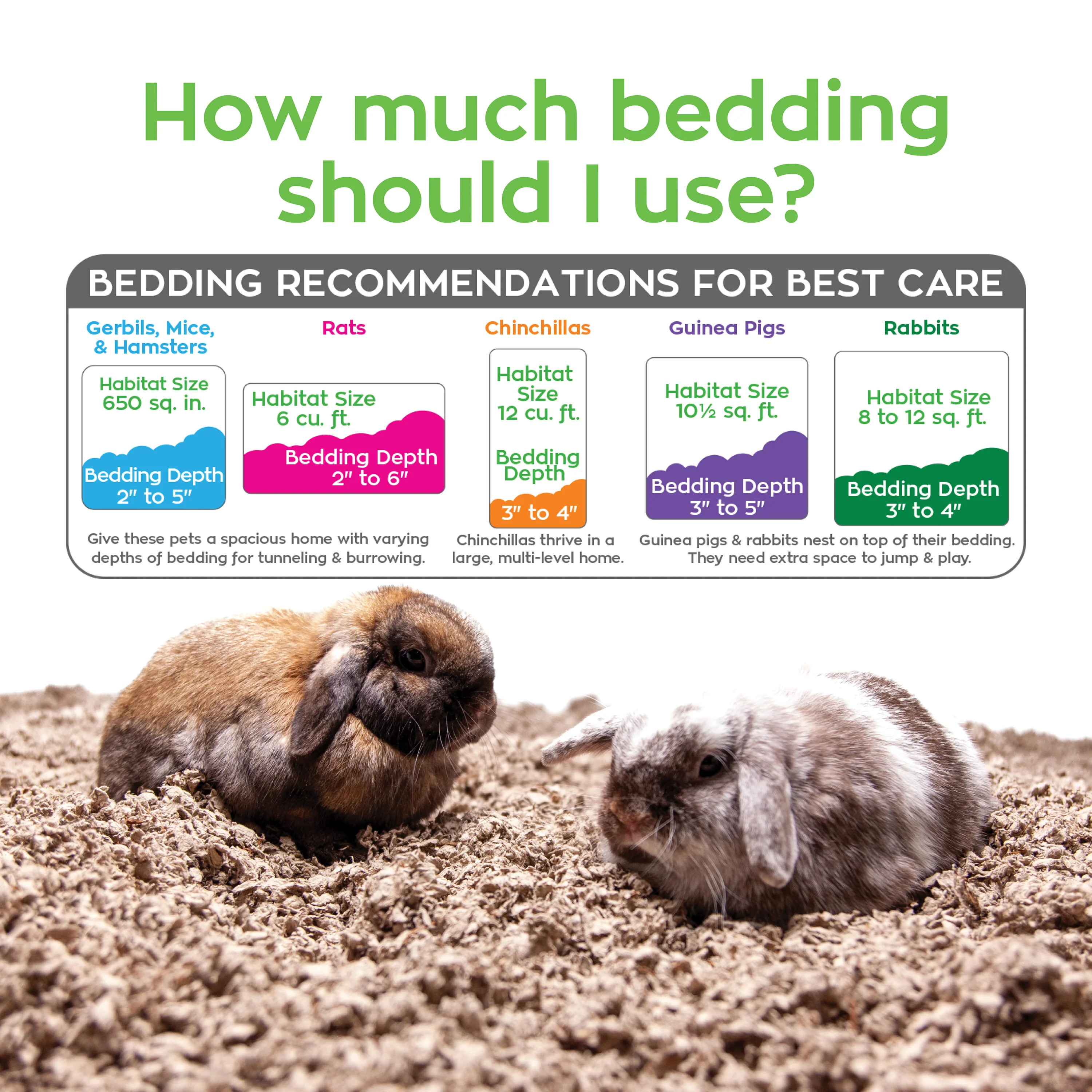 Small Animal Bedding made from reclaimed paper fiber, Natural - Image 4