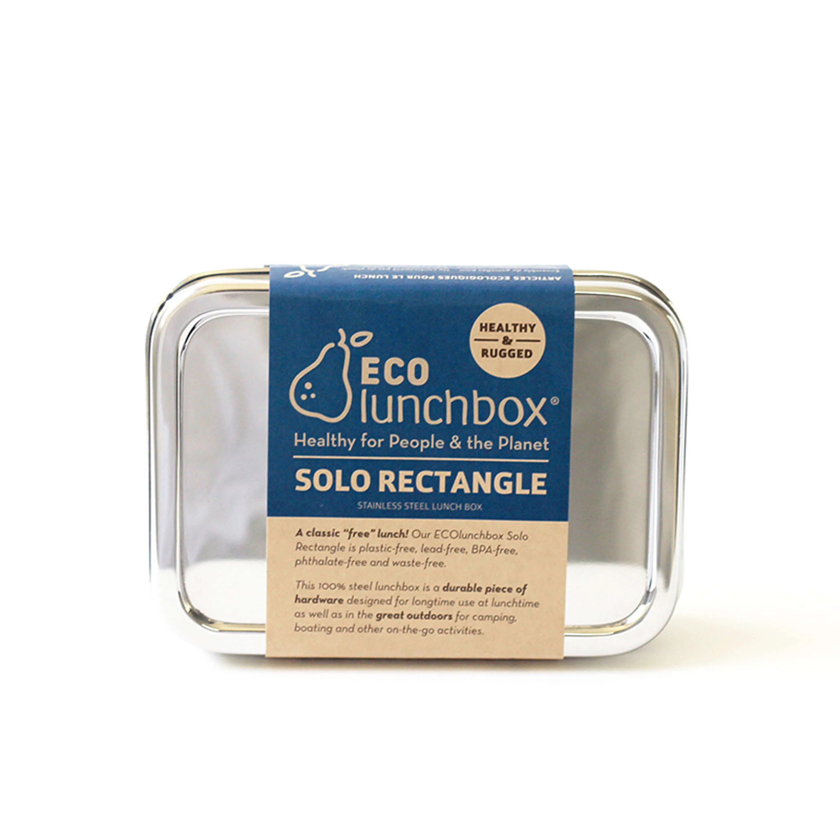 Solo Rectangle - Stainless Steel Lunch Container - Image 2