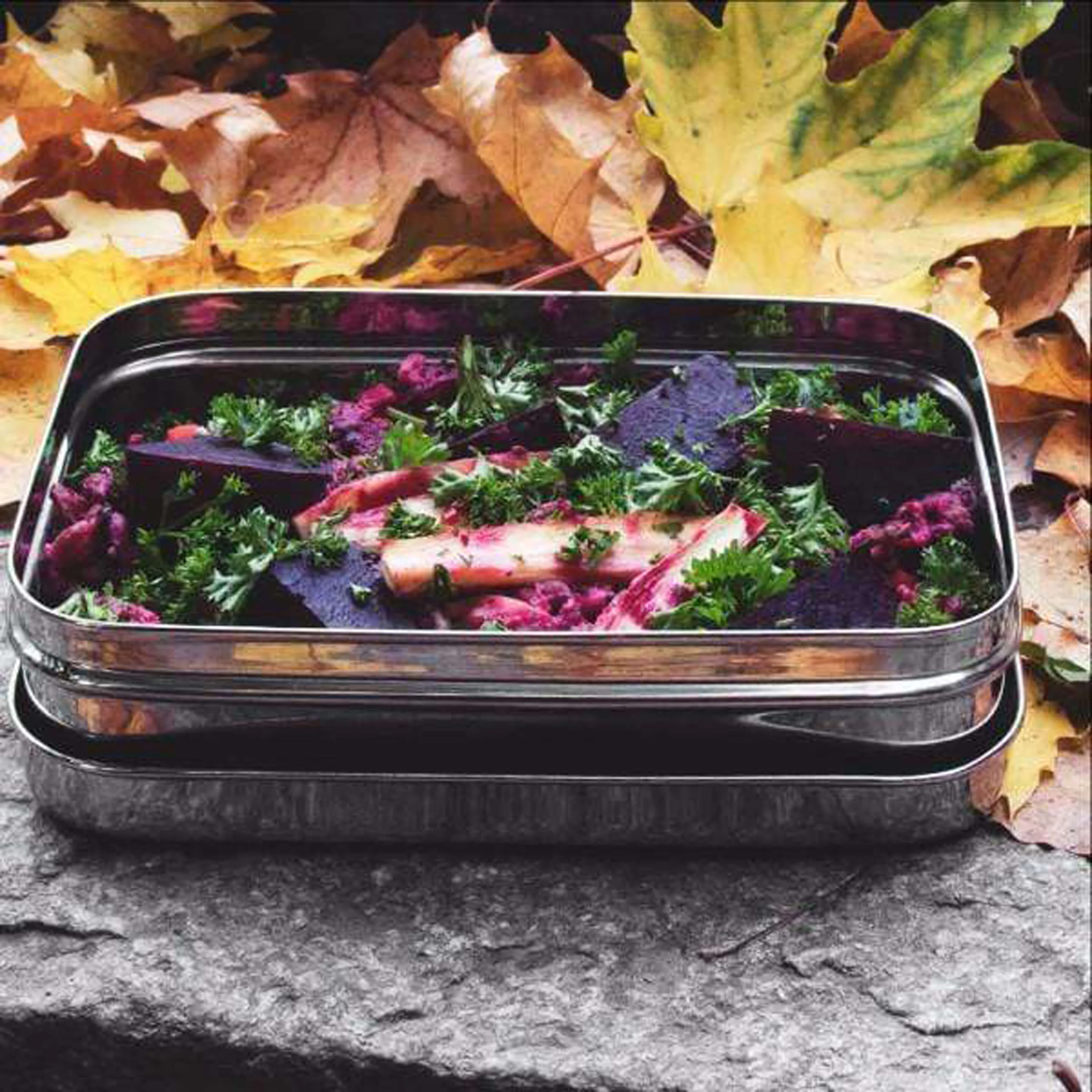 Solo Rectangle - Stainless Steel Lunch Container - Image 9