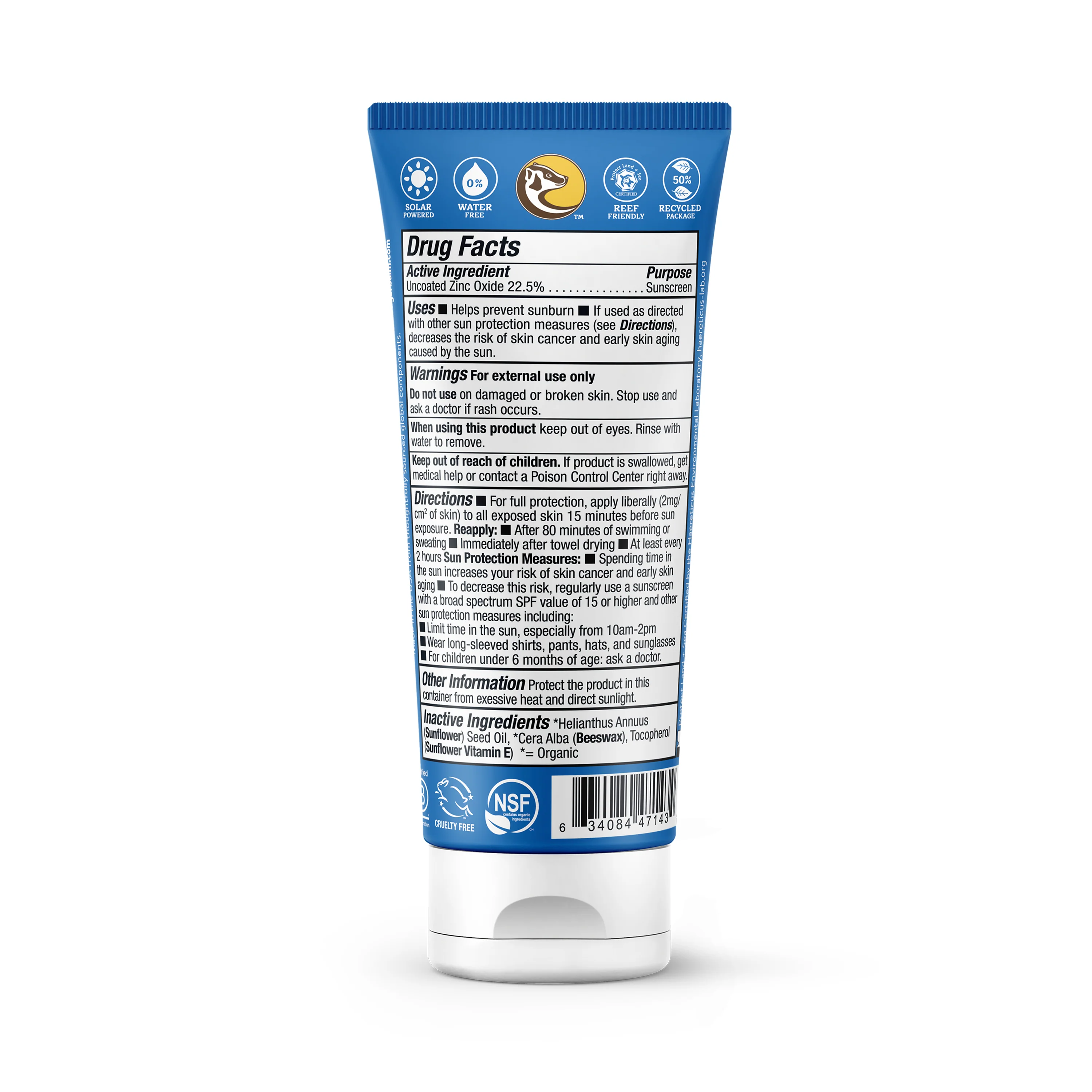 Sport Mineral Sunscreen Cream - SPF 40 - Image 2