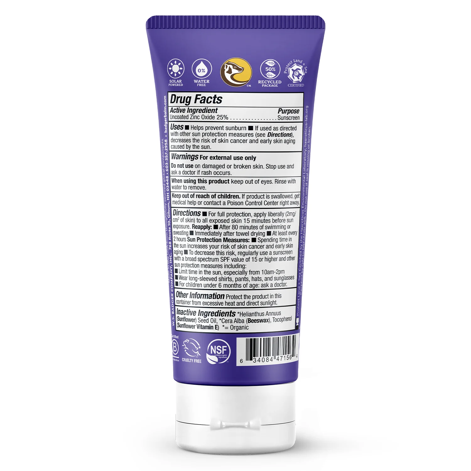 Adventure Sport Mineral Sunscreen Cream - SPF 50 - Image 2