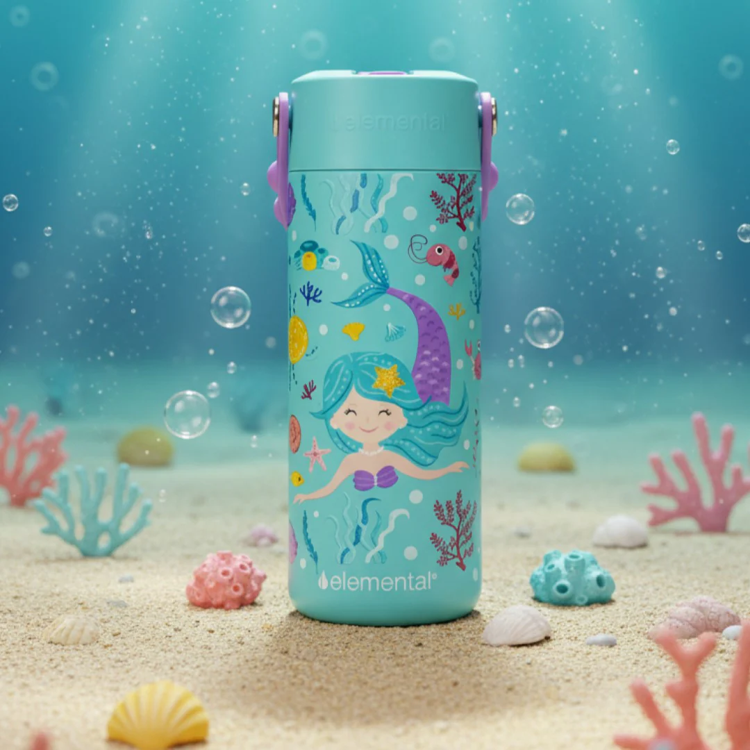 Stainless Steel Kids Water Bottle, 18oz - Image 23