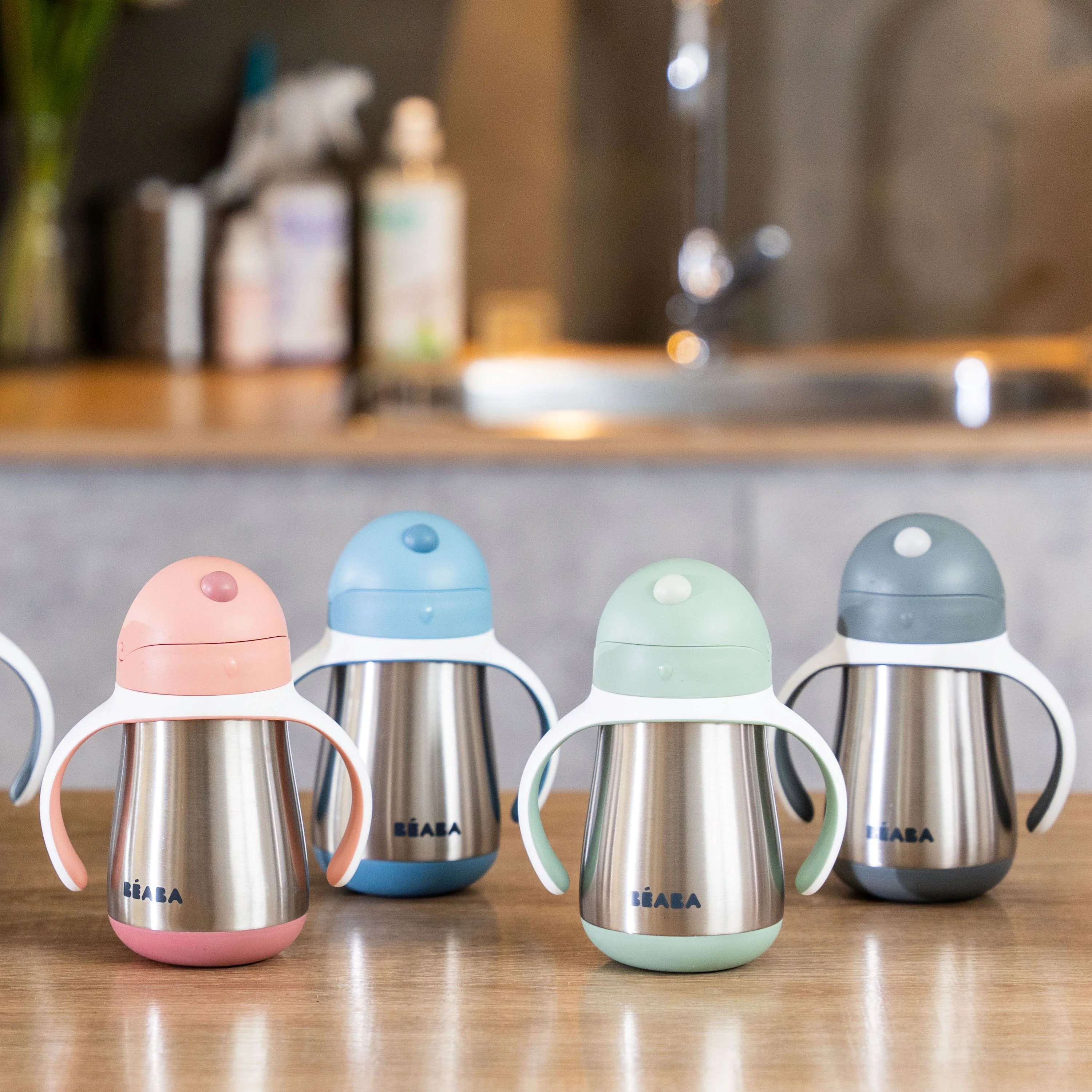 Stainless Steel Straw Sippy Cup with Silicone Straw - Image 16