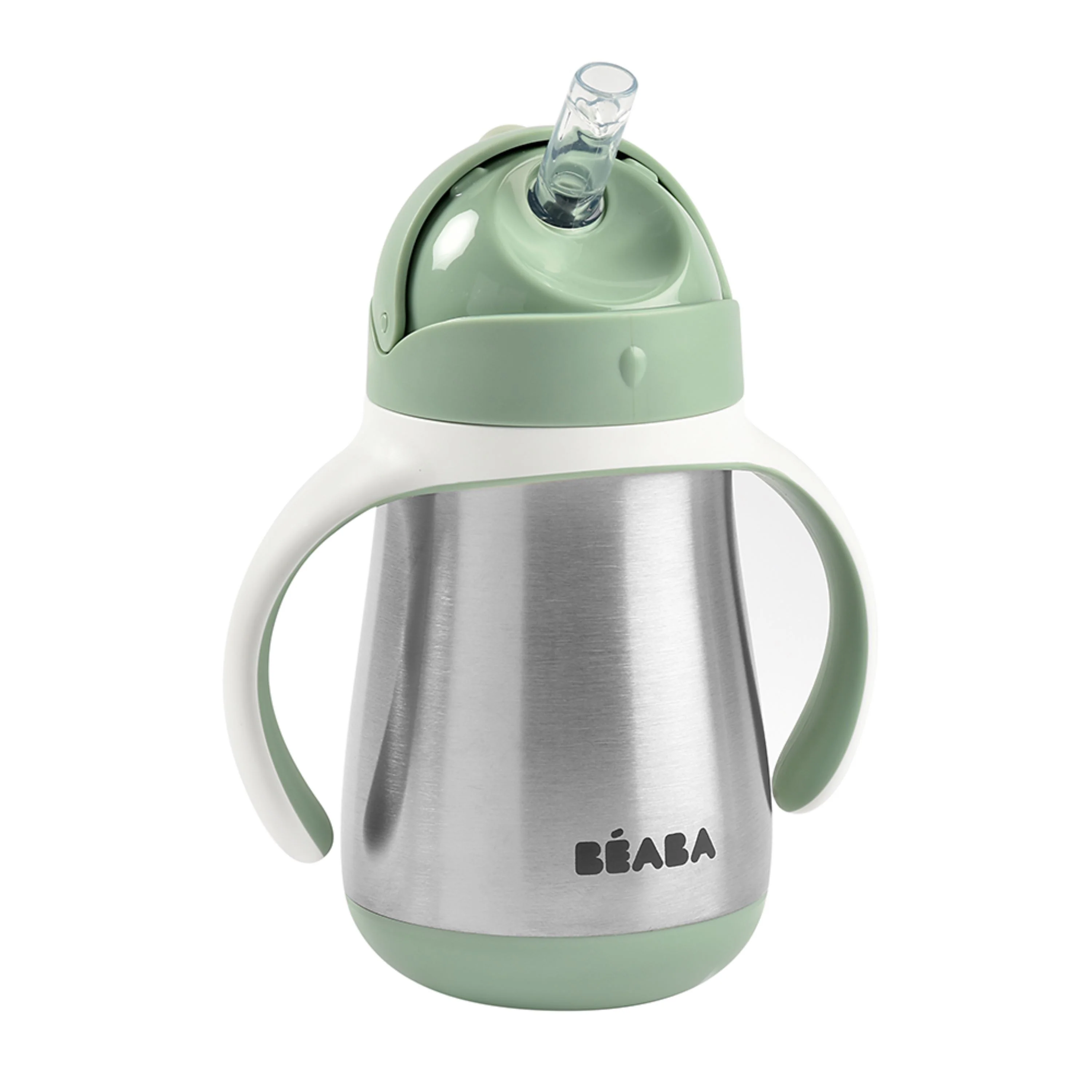 Stainless Steel Straw Sippy Cup with Silicone Straw - Image 2