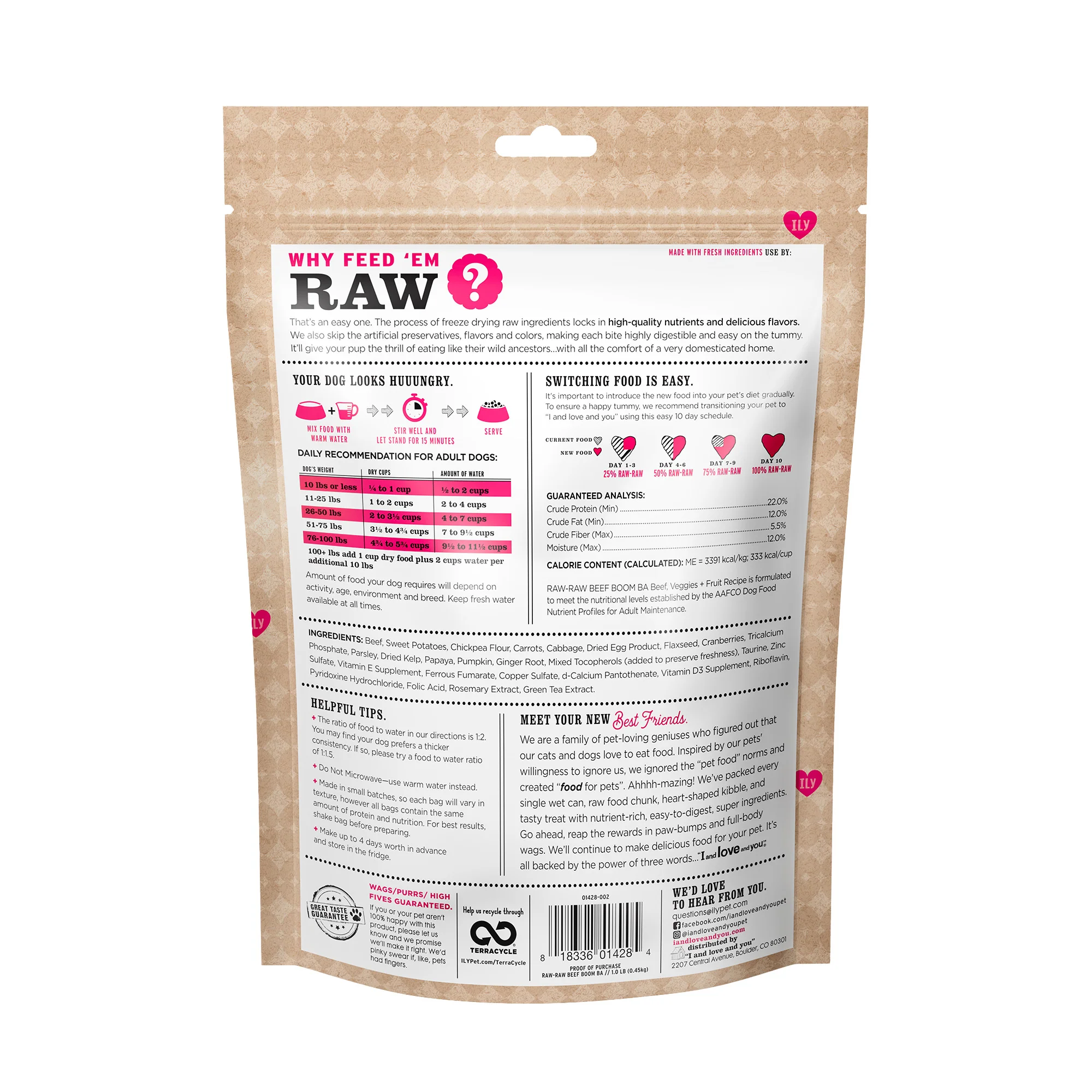 Stir and Boom Raw Raw Beef Boom Ba Dinner Grain-Free Dehydrated Dog Food - Image 2