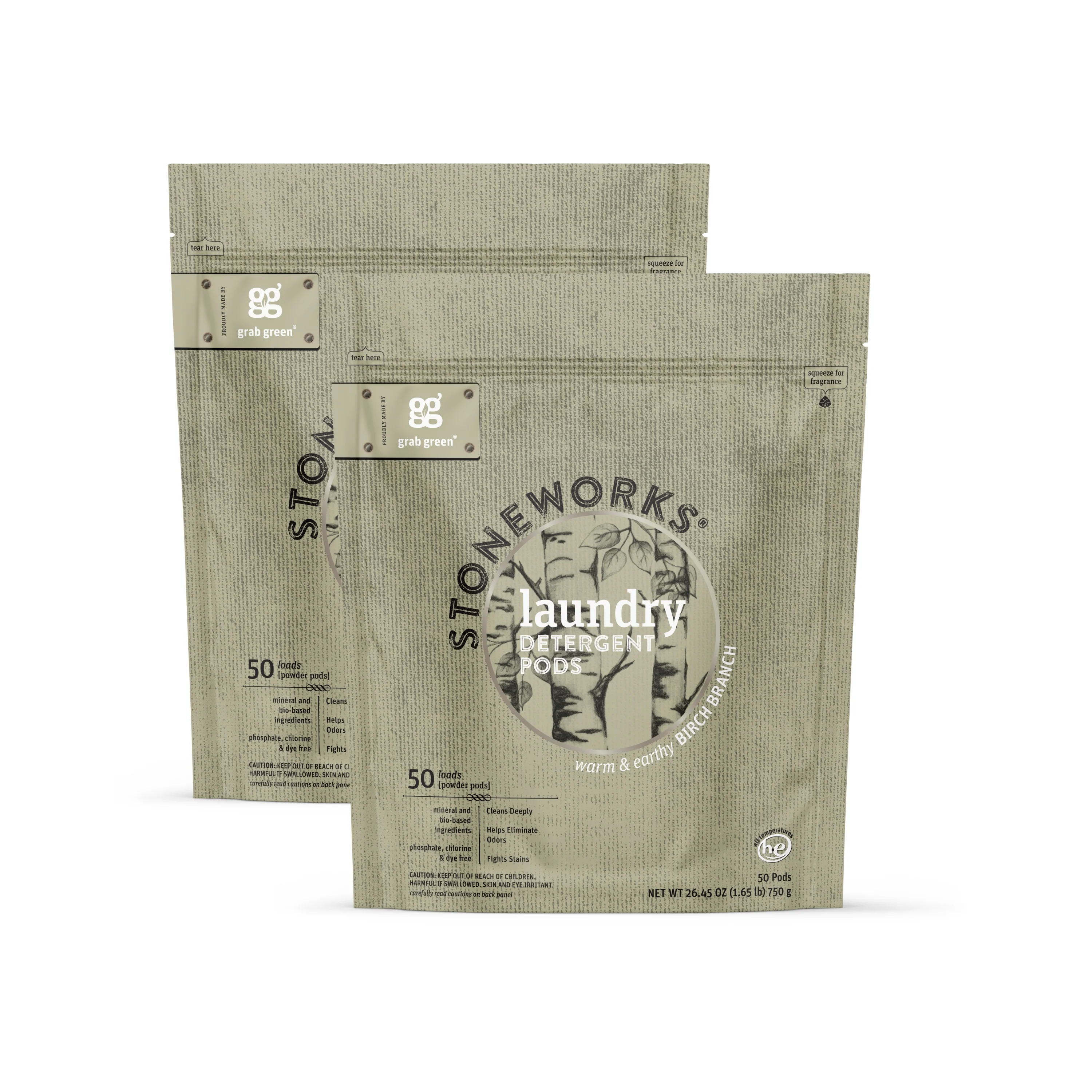 Stoneworks Laundry Detergent Pods - Birch Branch - Image 3