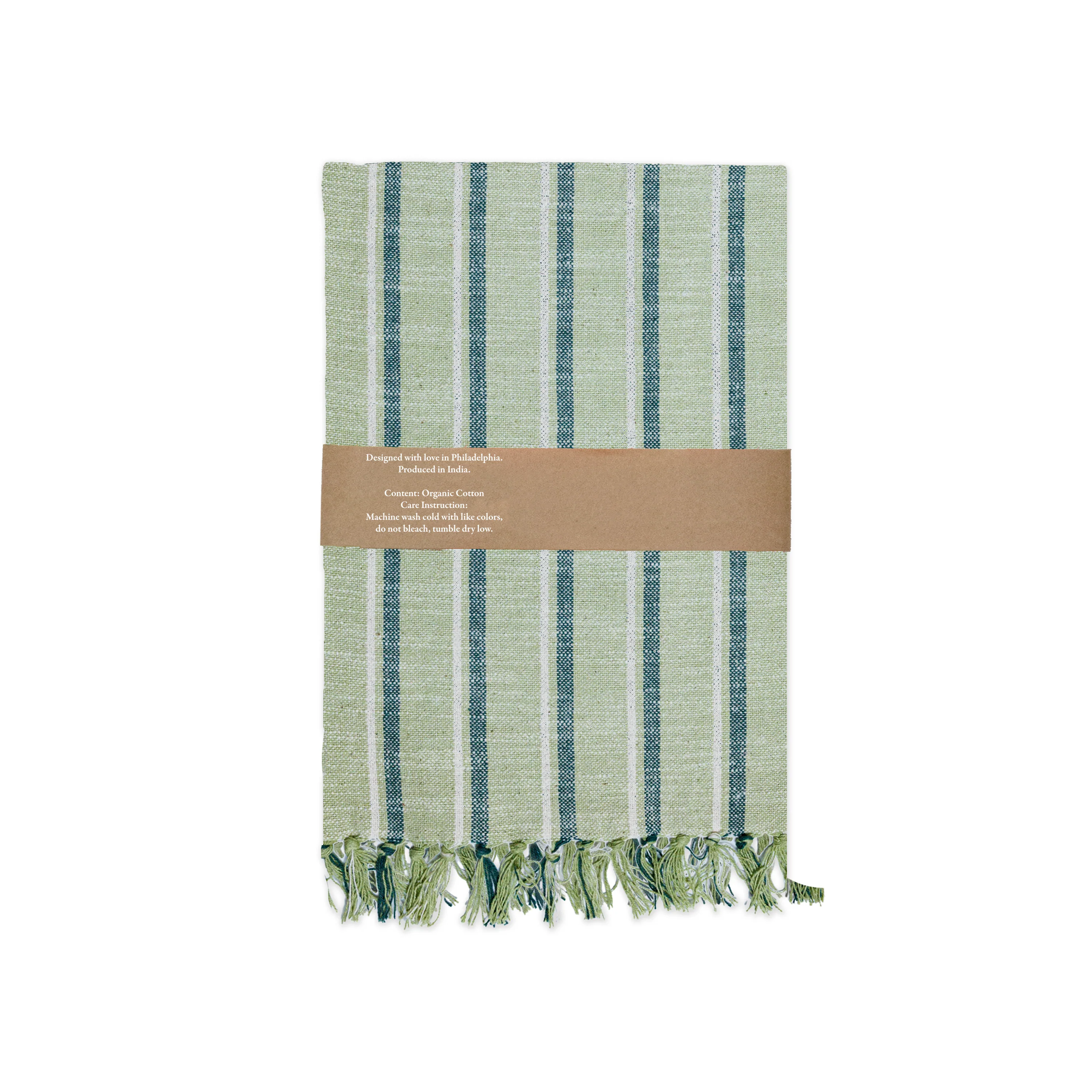 Striped Organic Cotton Tea Towel Set - Image 10