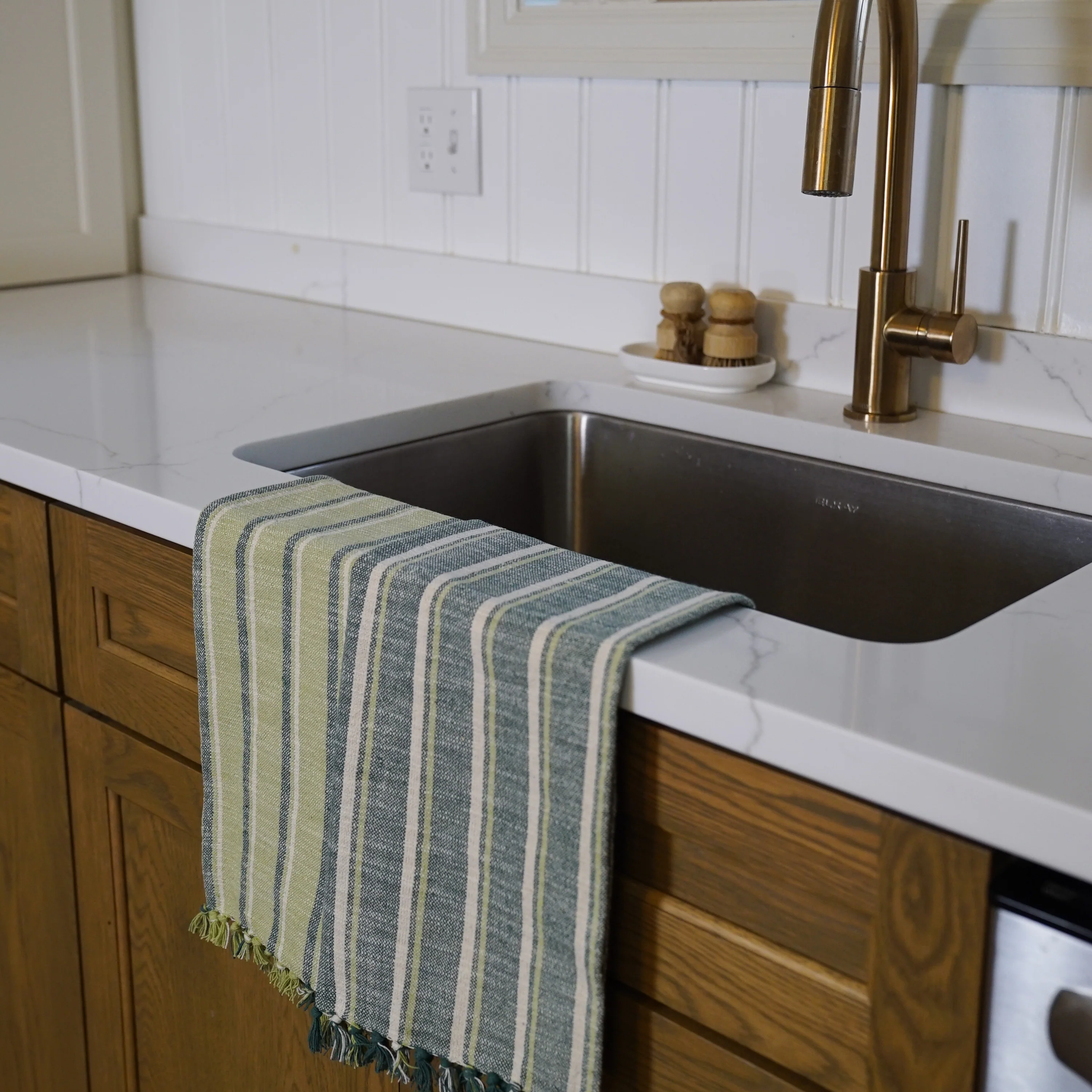 Striped Organic Cotton Tea Towel Set - Image 12
