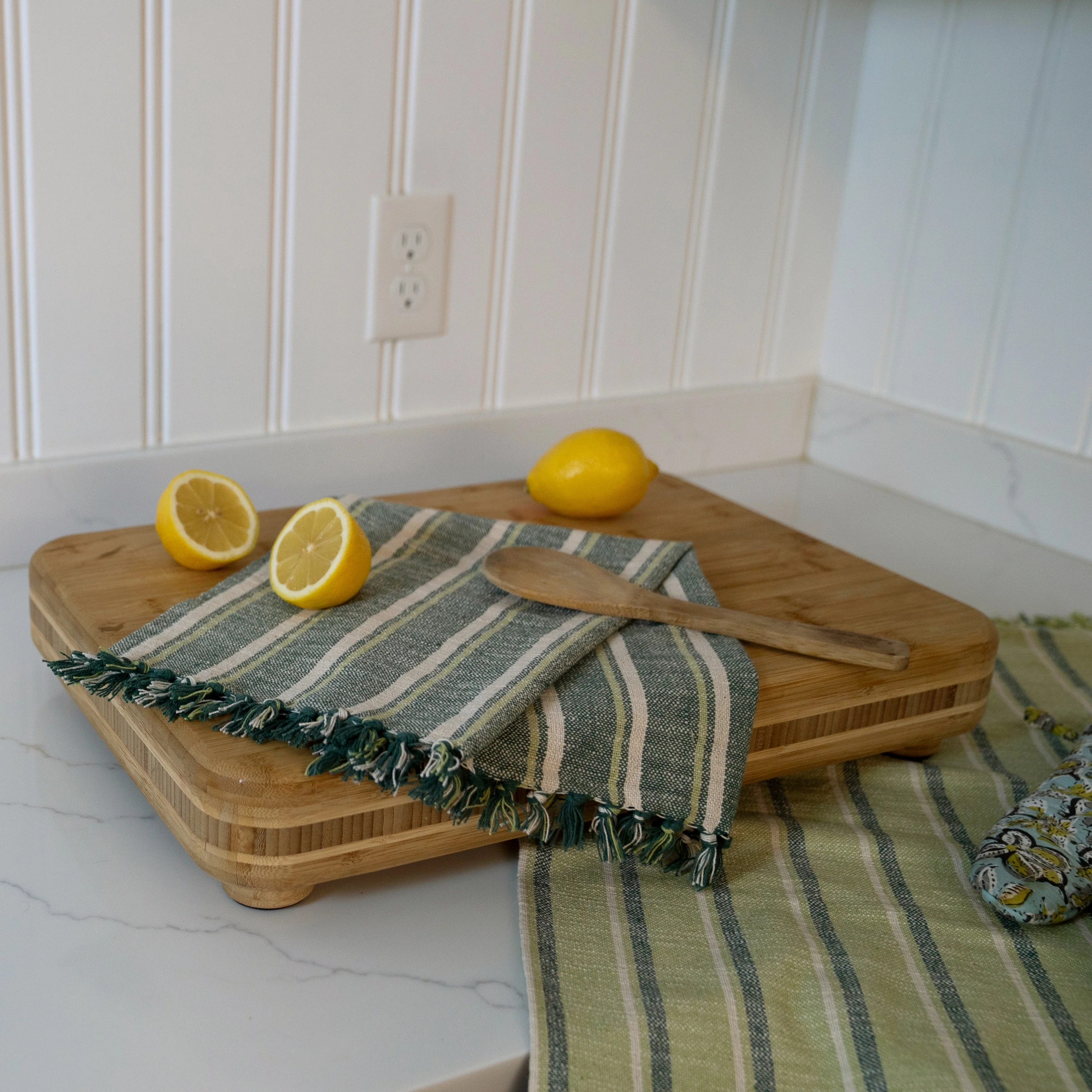 Striped Organic Cotton Tea Towel Set - Image 15
