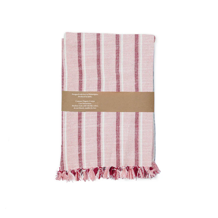 Striped Organic Cotton Tea Towel Set - Image 16