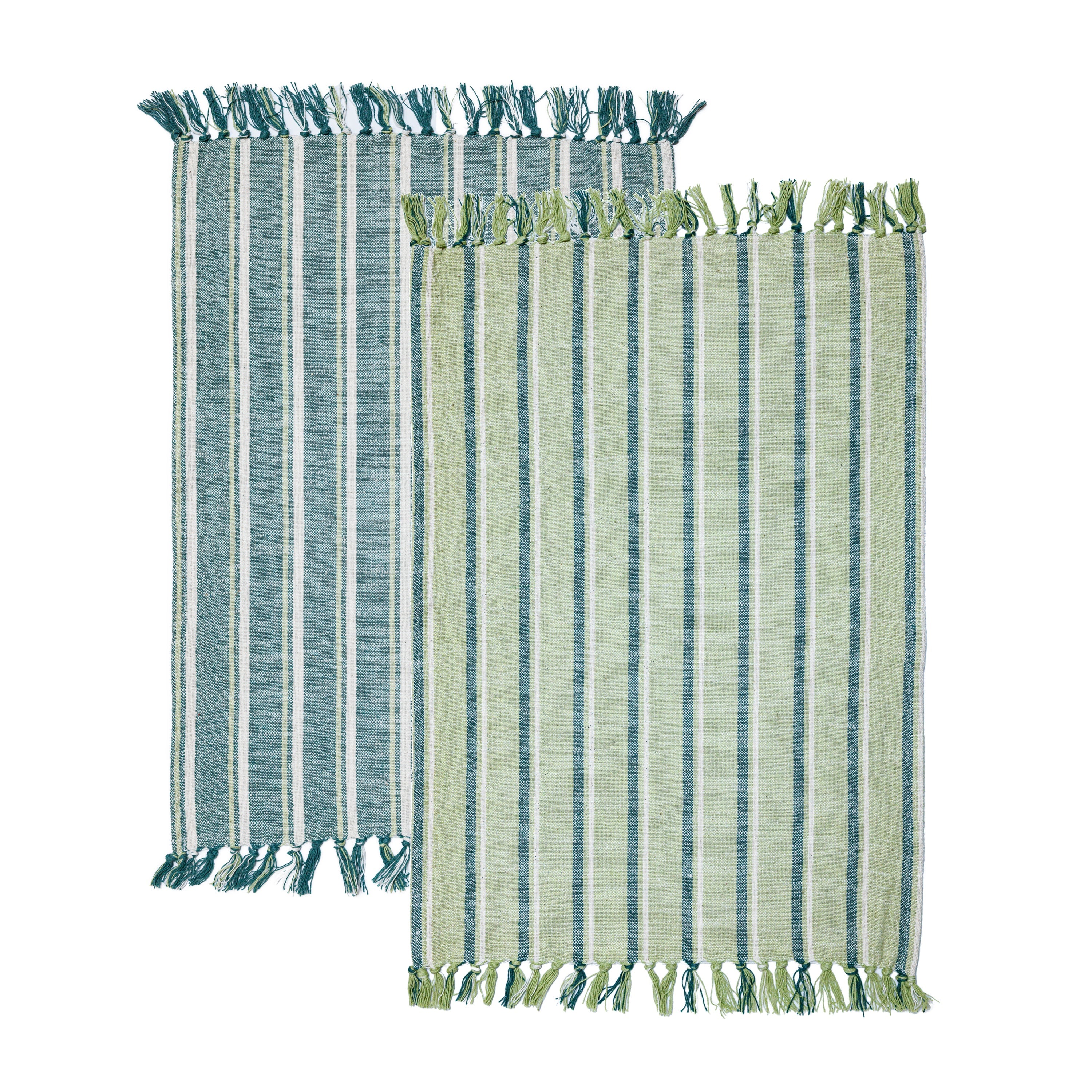 Striped Organic Cotton Tea Towel Set - Image 8
