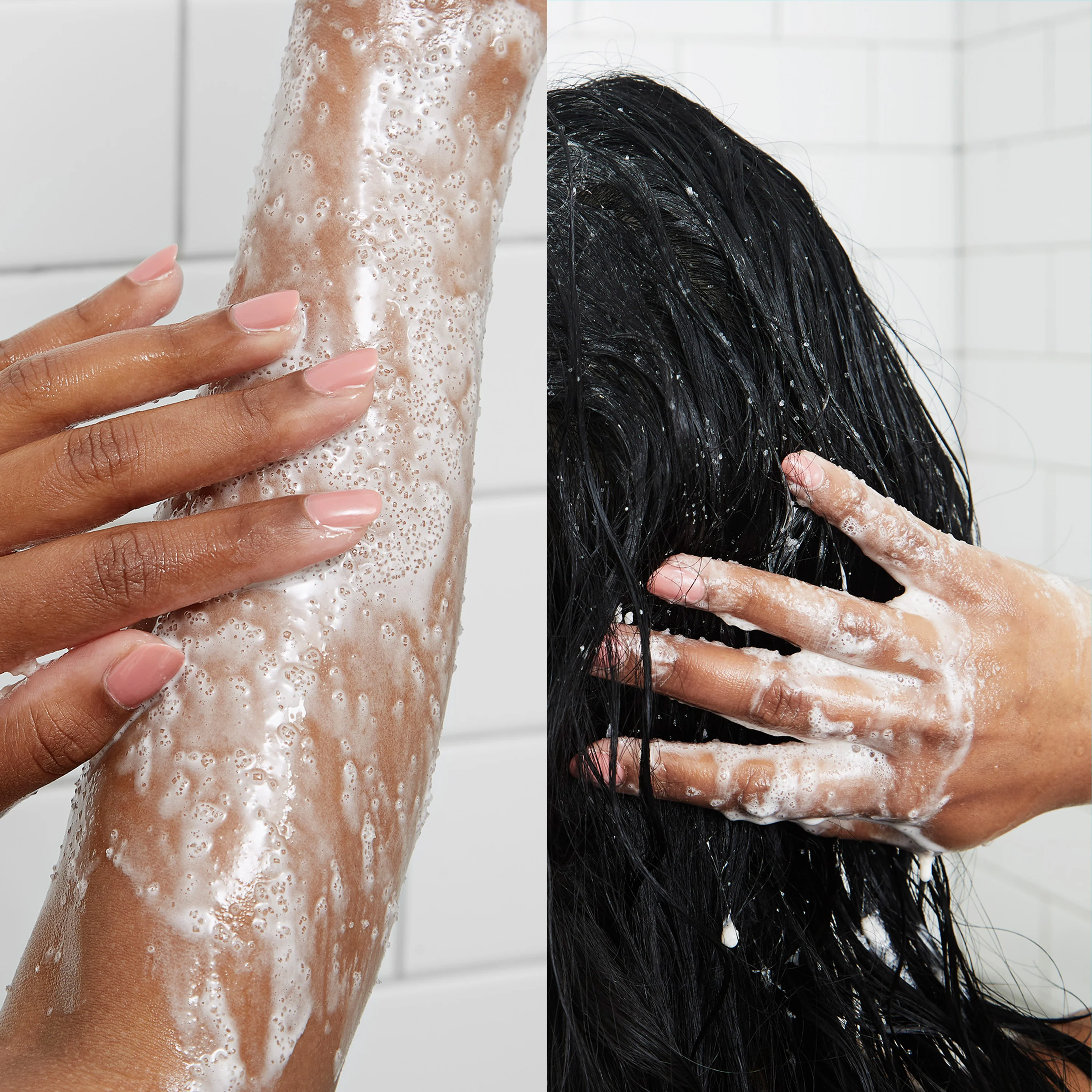 Sugar Scrub + Bubble Wash - For Scalp and Body - Image 8