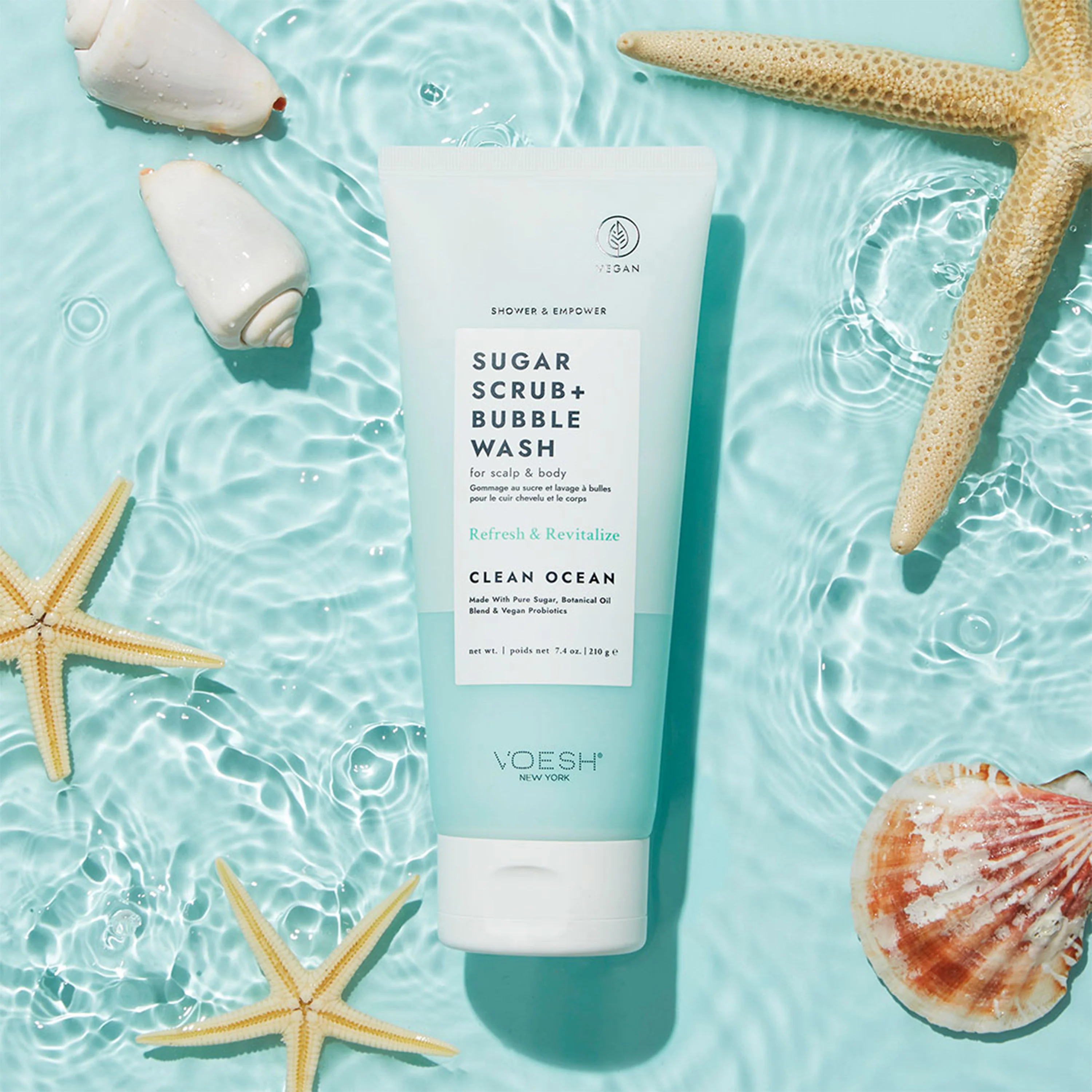 Sugar Scrub + Bubble Wash - For Scalp and Body - Image 9