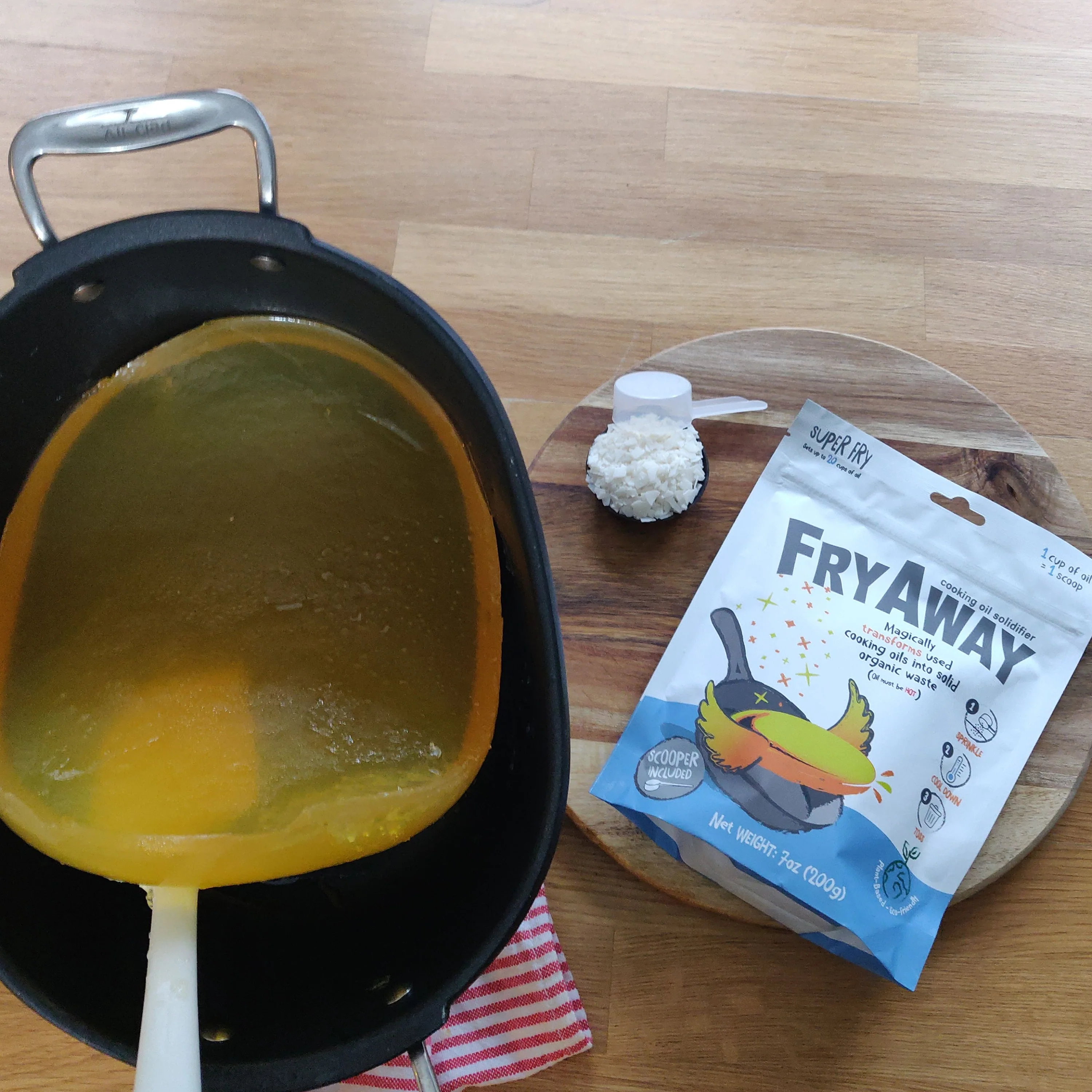 Super Fry Used Cooking Oil Solidifier Powder - Image 4