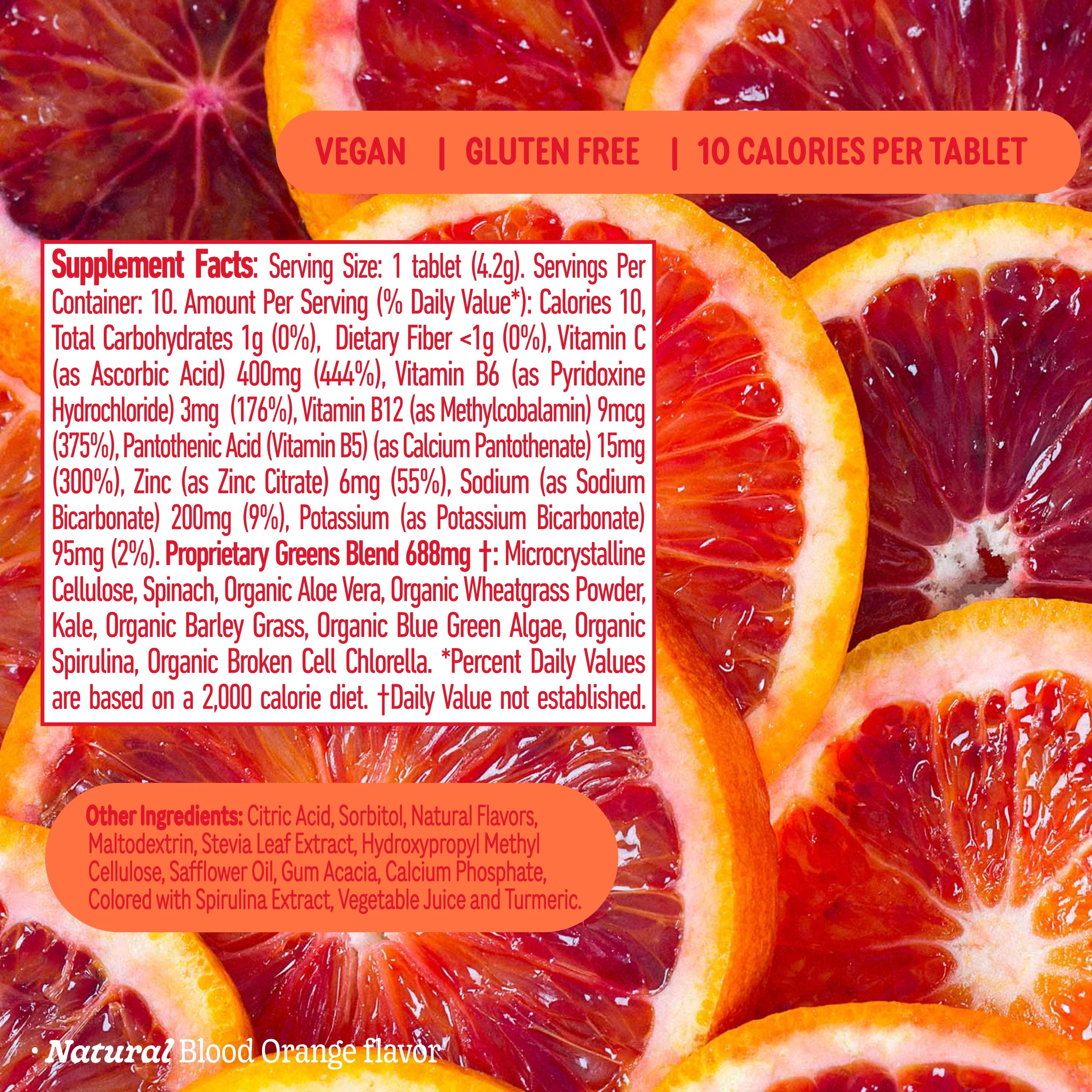 Super Greens Tablet - Blood Orange - Image 5