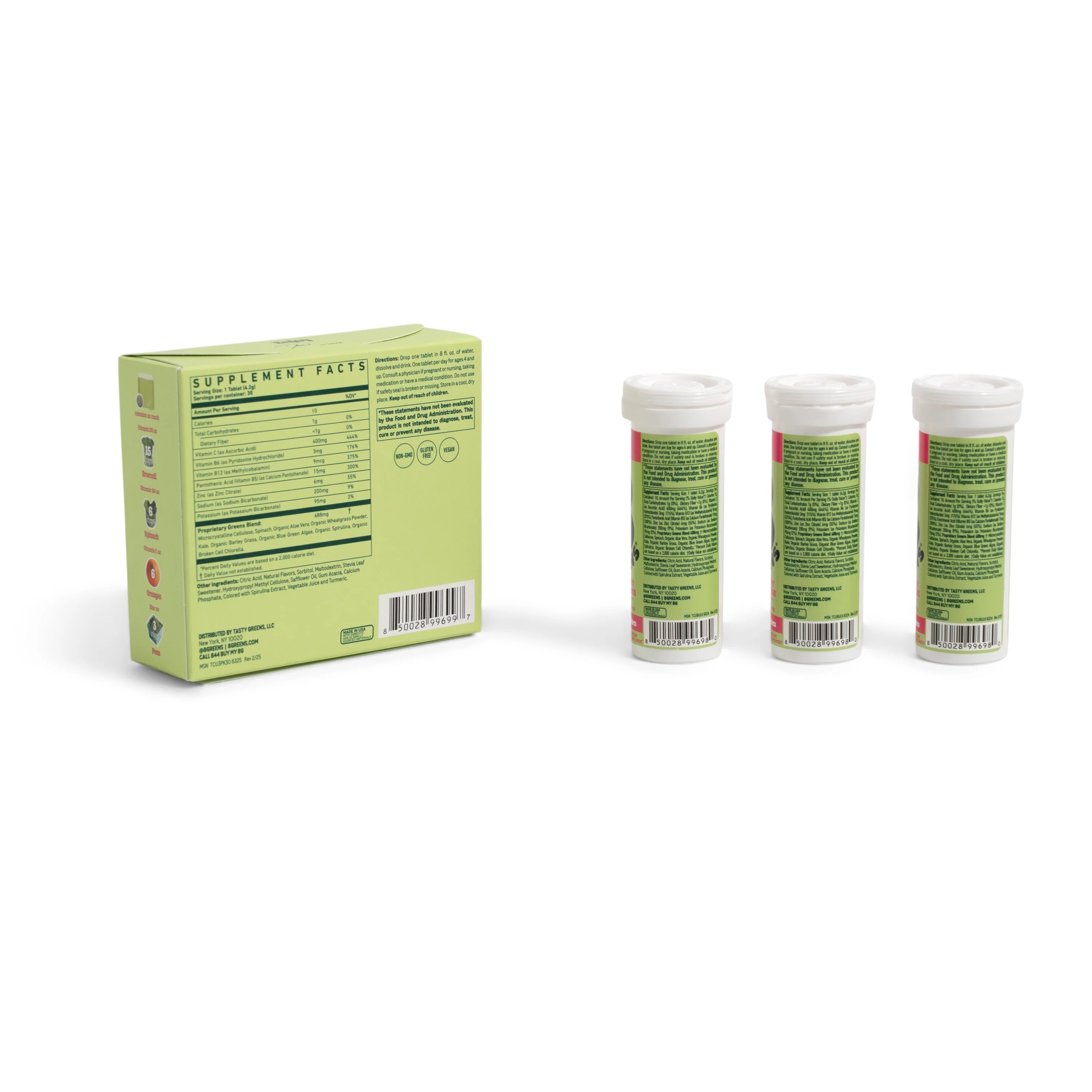 Super Greens Tablet - Cucumber Watermelon - Image 7