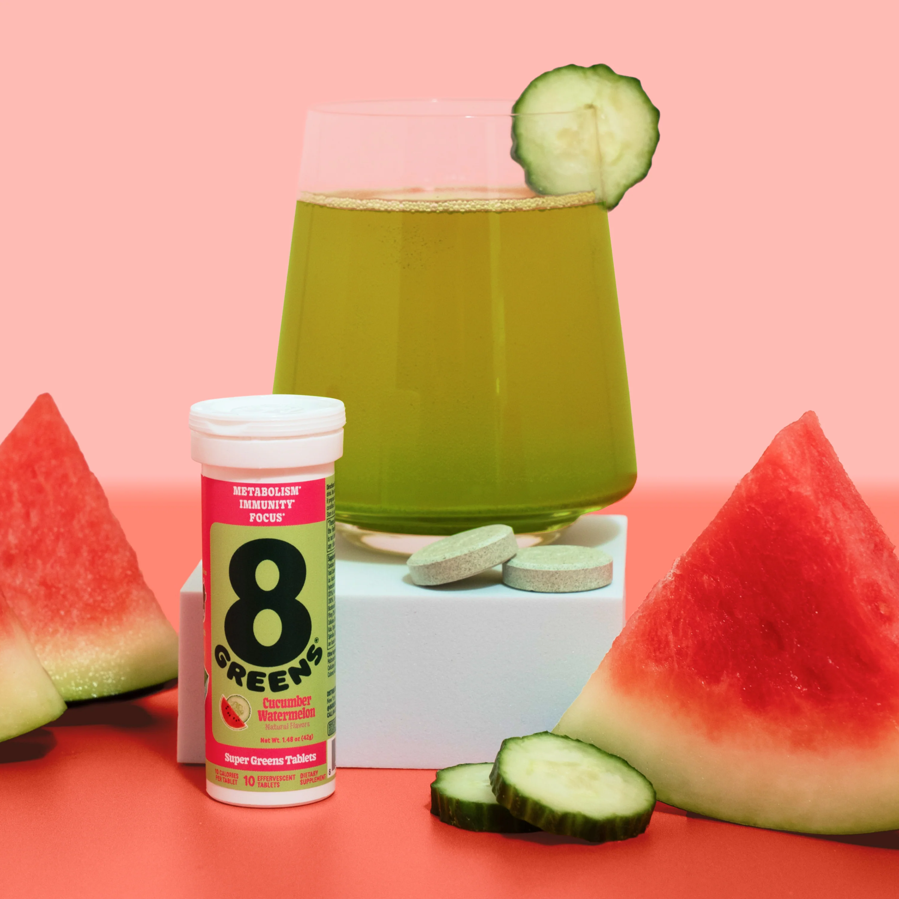 Super Greens Tablet - Cucumber Watermelon - Image 8