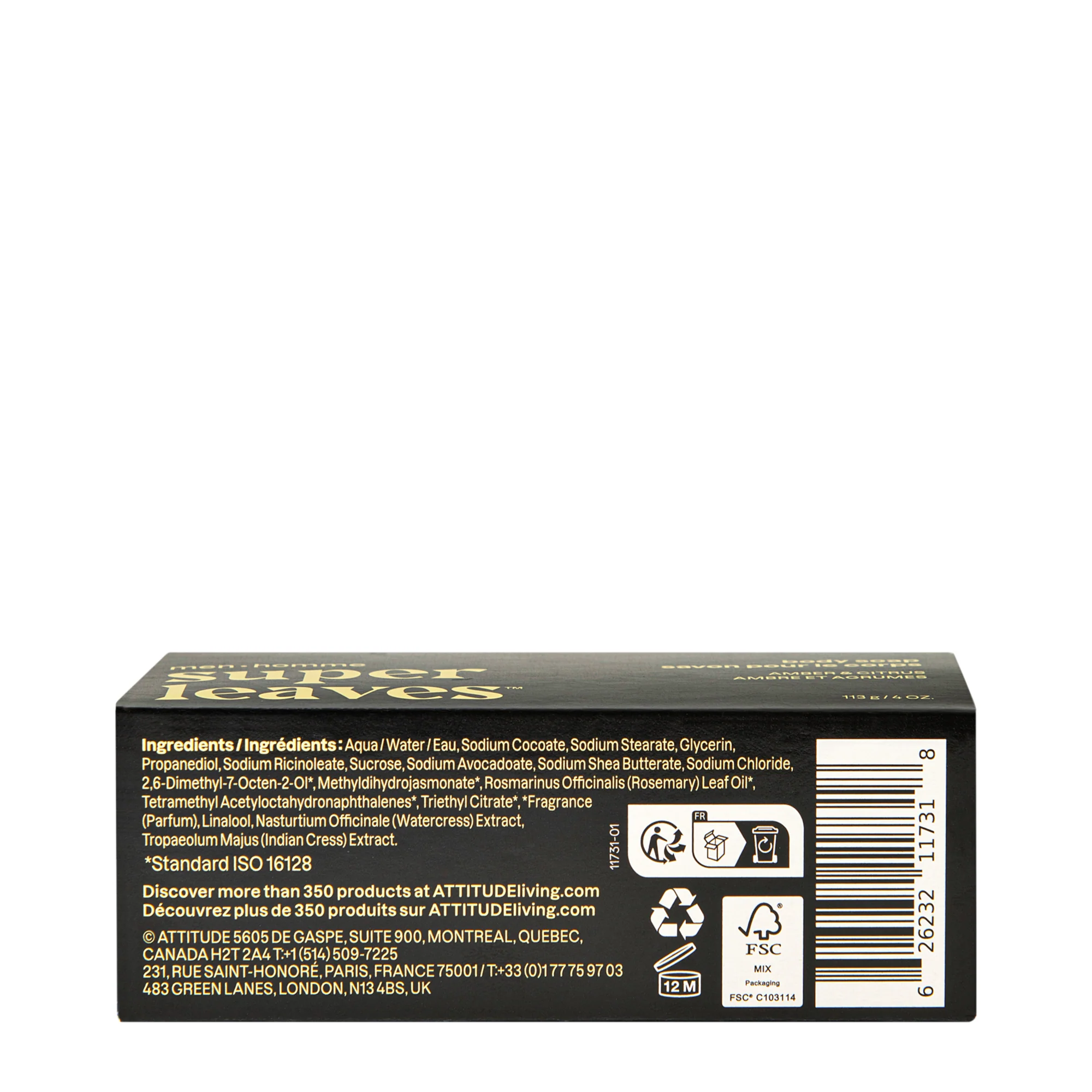 super leaves Men Body Soap Bar - Image 3