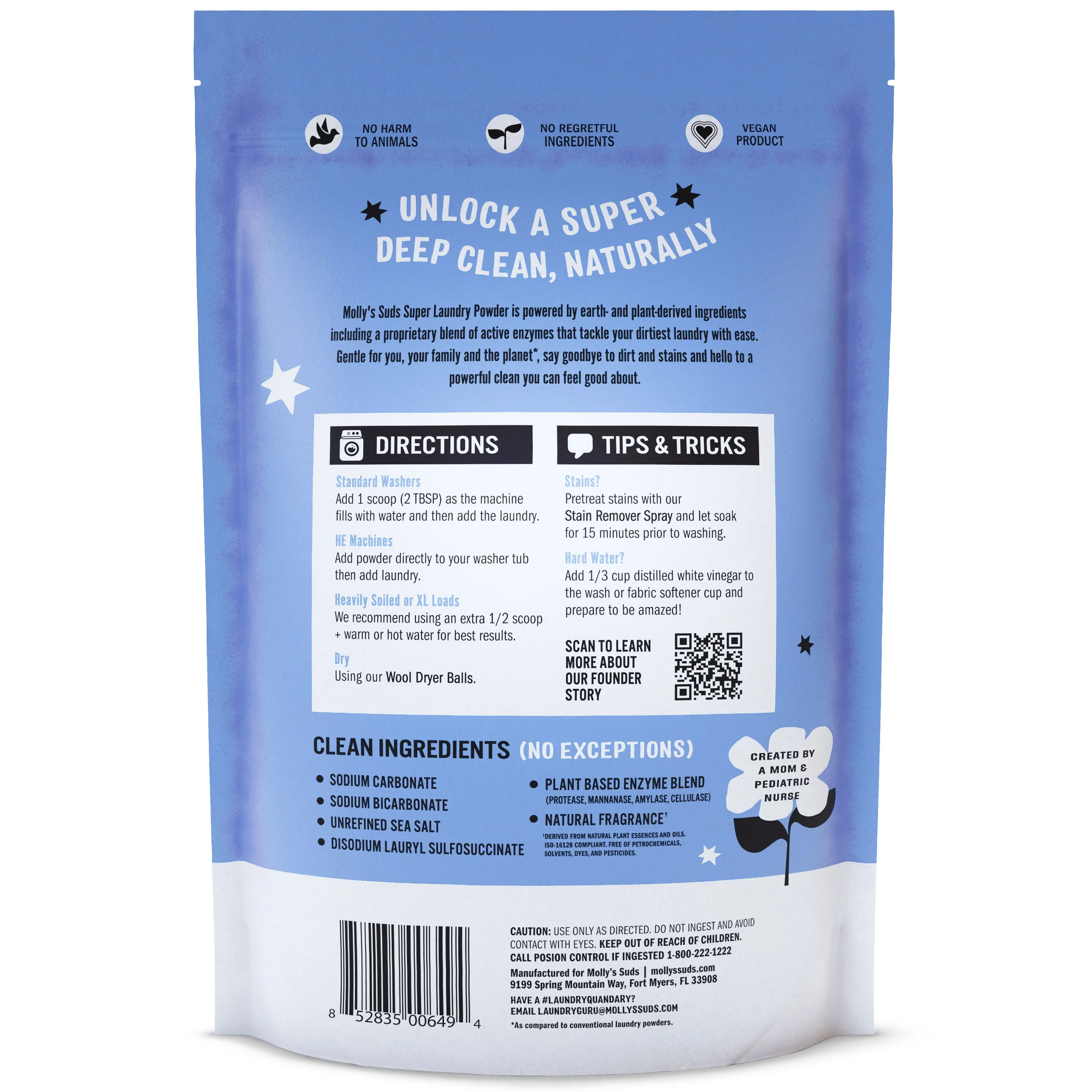 Super Powder Laundry Detergent with Enzymes - Image 2