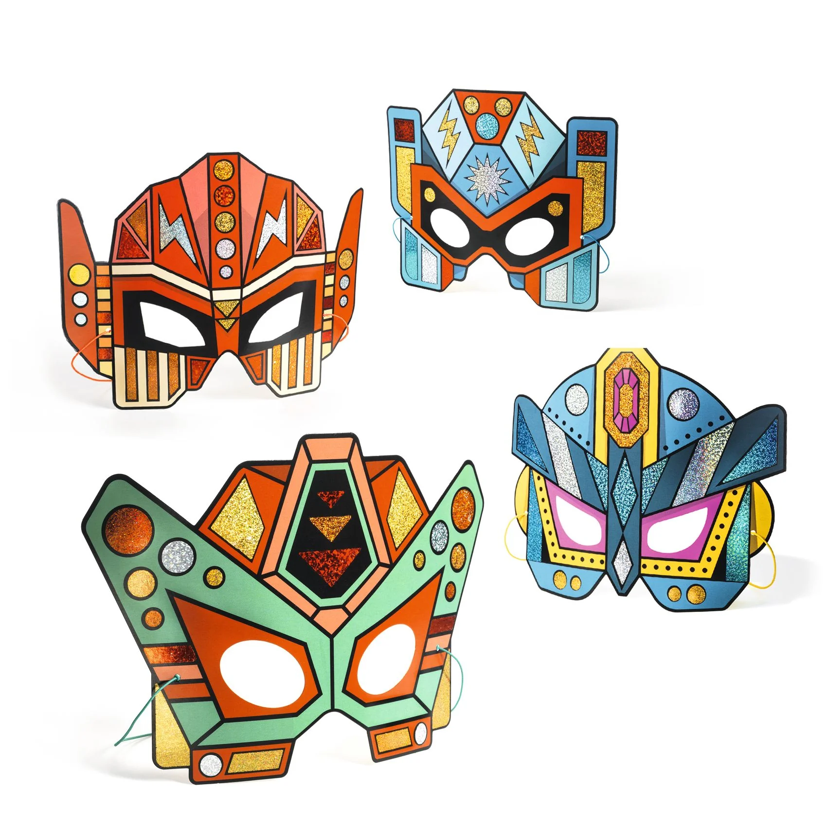 Super Robots DIY Craft Kit made with FSC® Certified Paper - Image 2