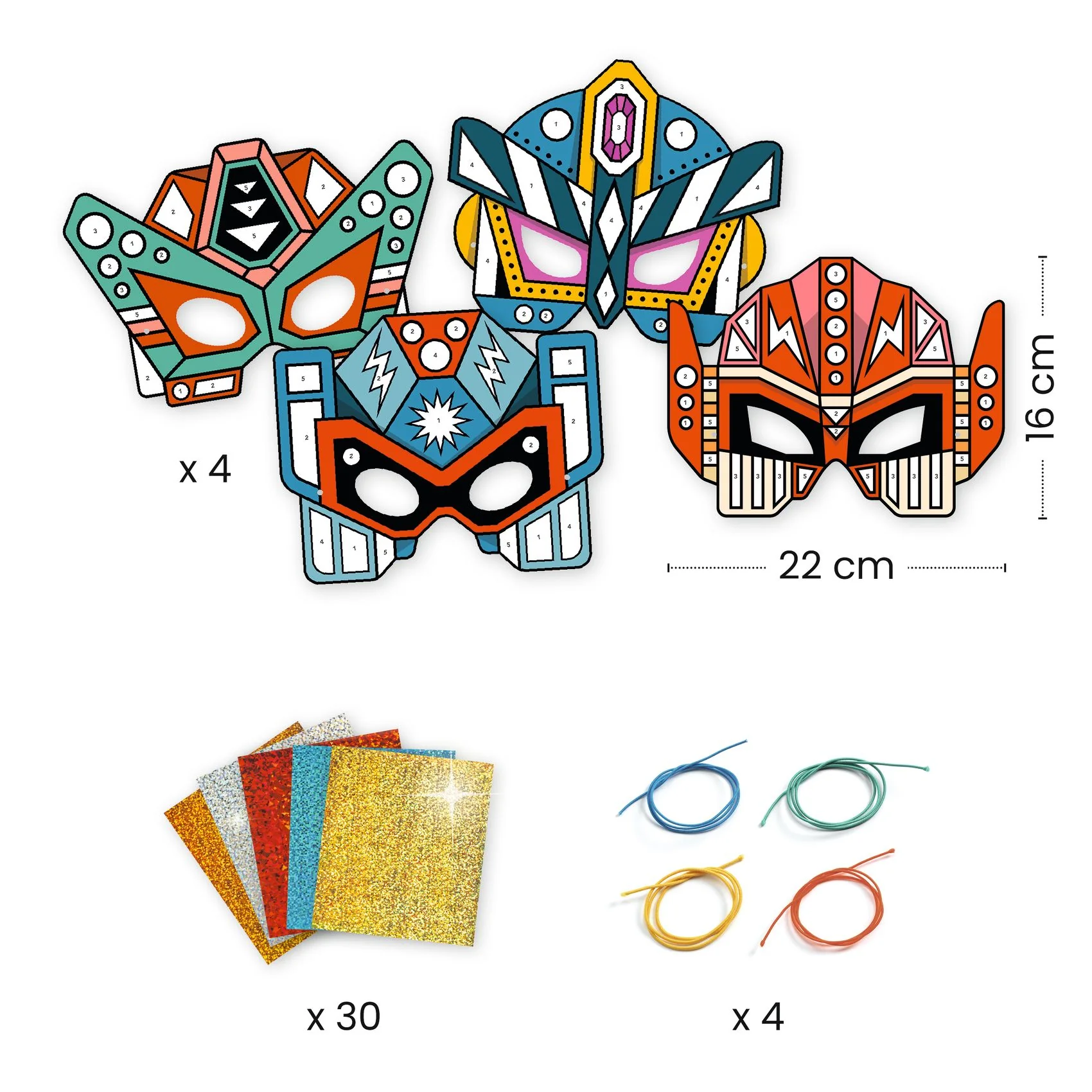 Super Robots DIY Craft Kit made with FSC® Certified Paper - Image 4