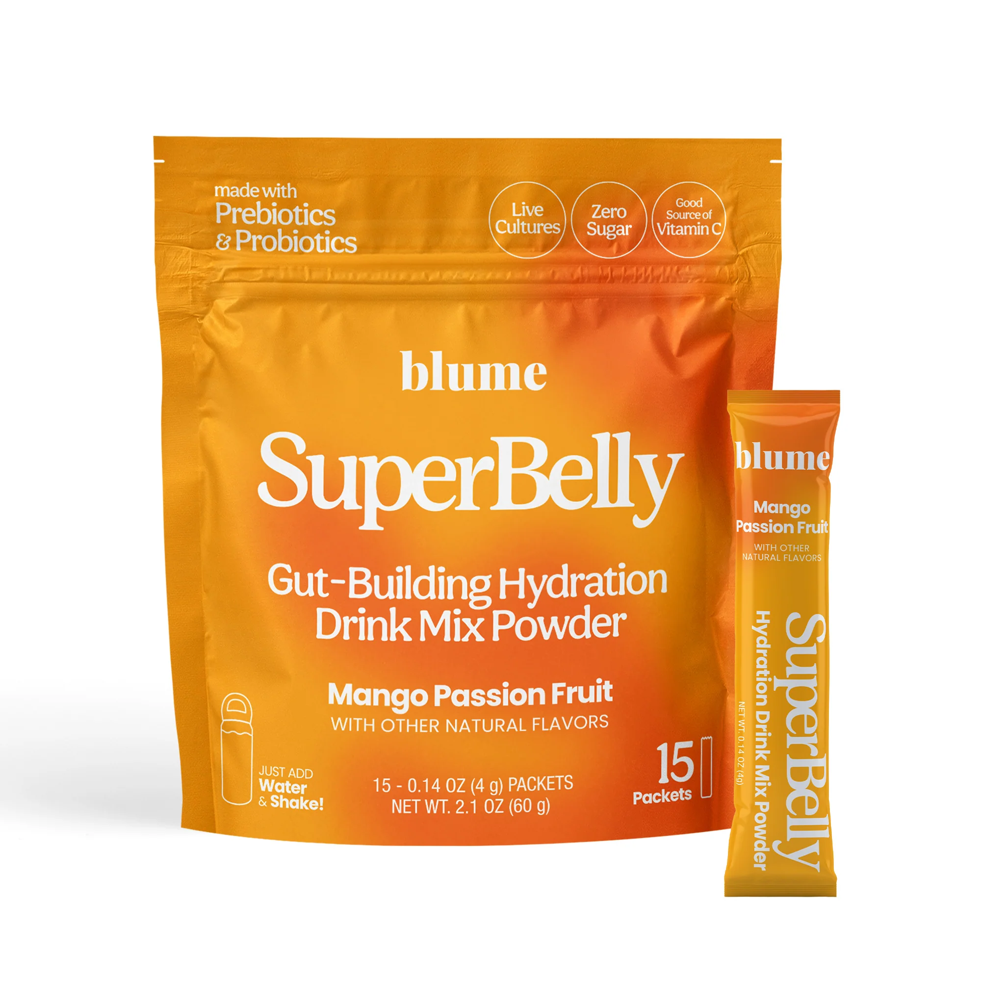 SuperBelly Gut-Building Hydration Drink Mix Powder Packets - Image 17