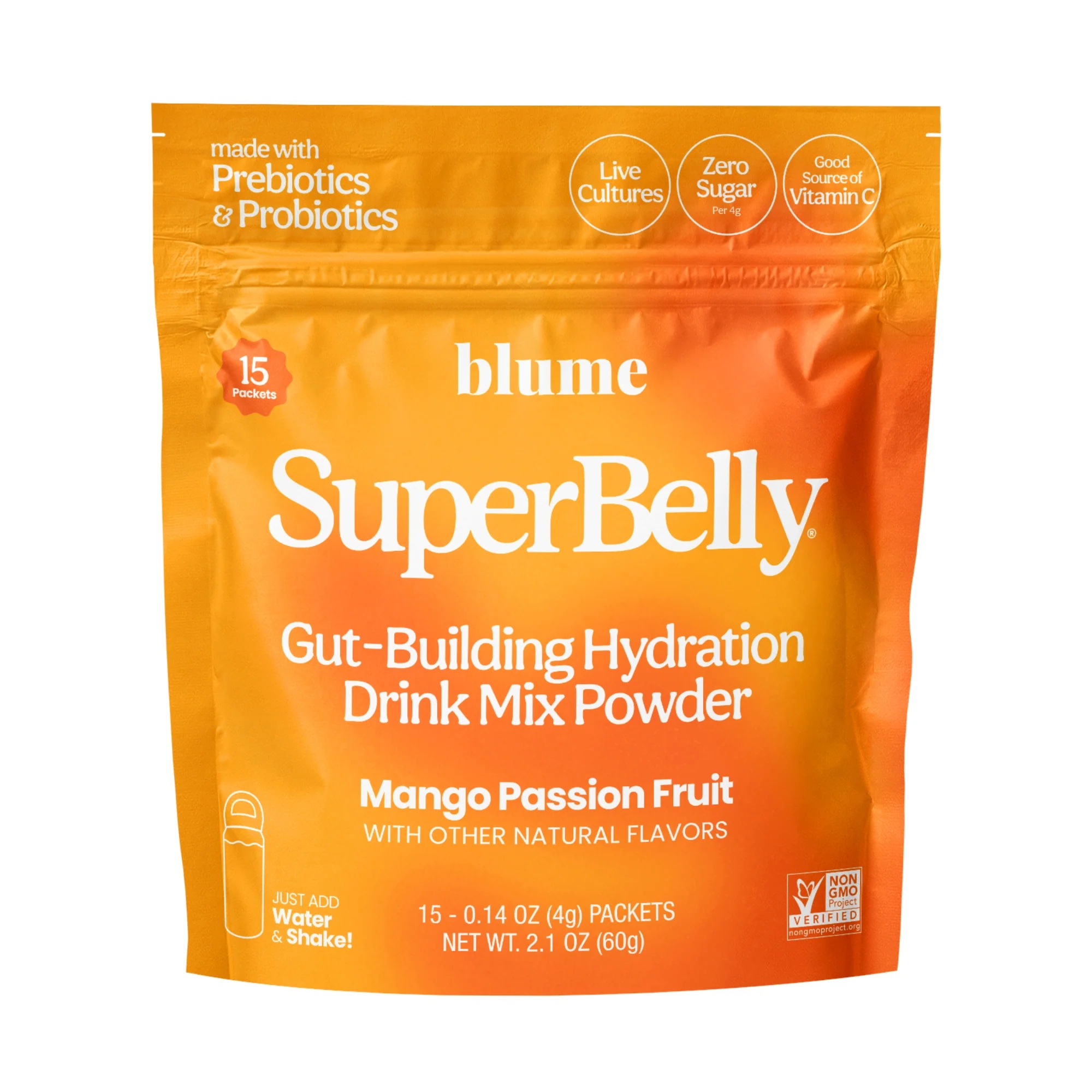 SuperBelly Gut-Building Hydration Drink Mix Powder Packets - Image 23