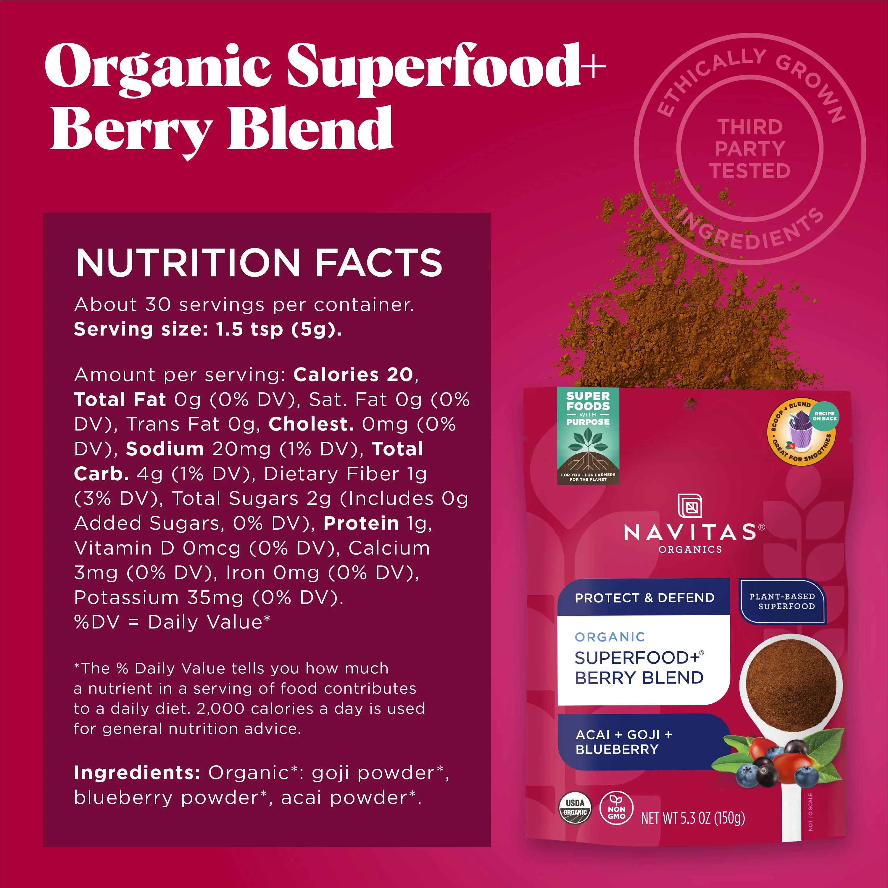Organic Superfood+ Berry Blend - Image 2