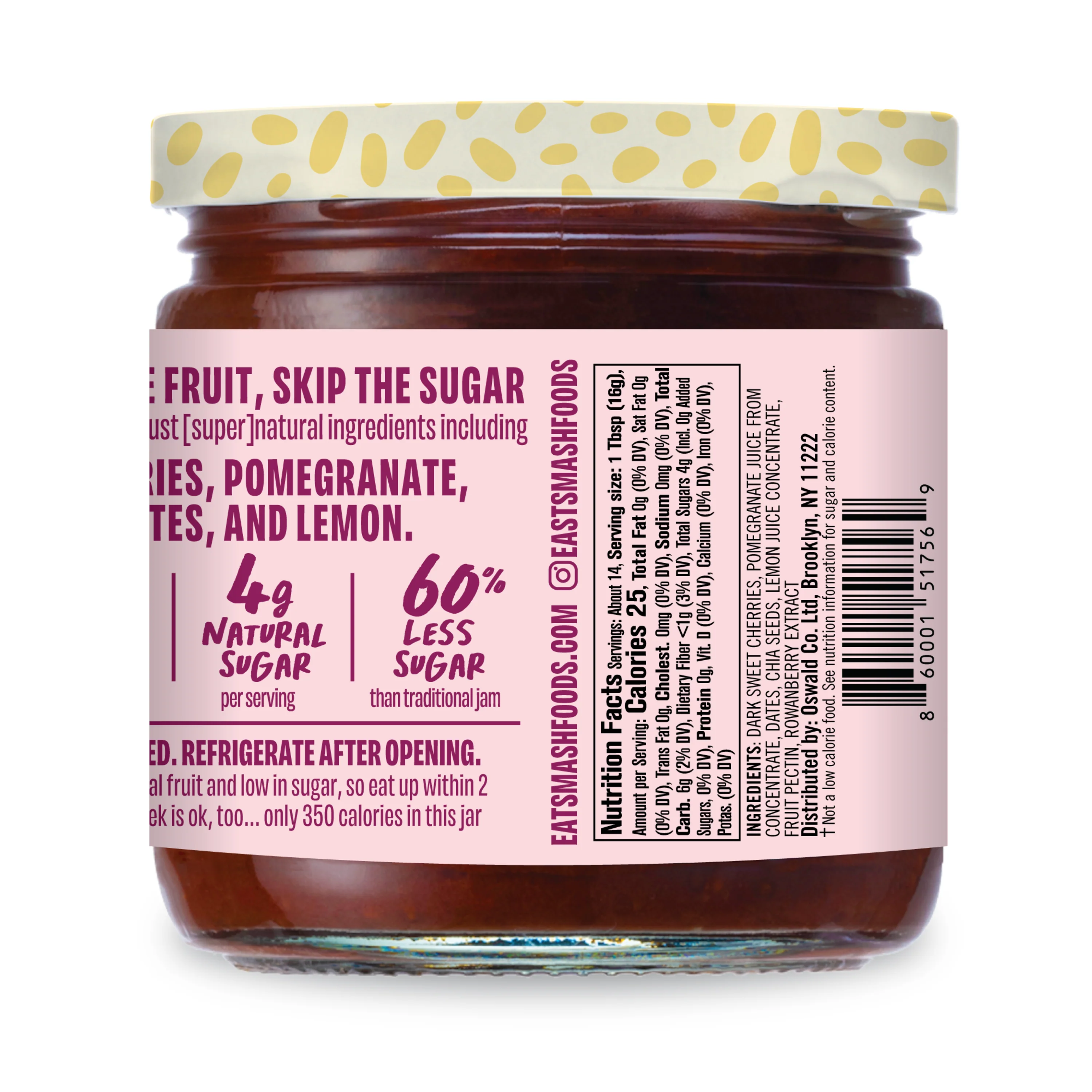 Superfood Jam - Cherry Pomegranate - Image 2