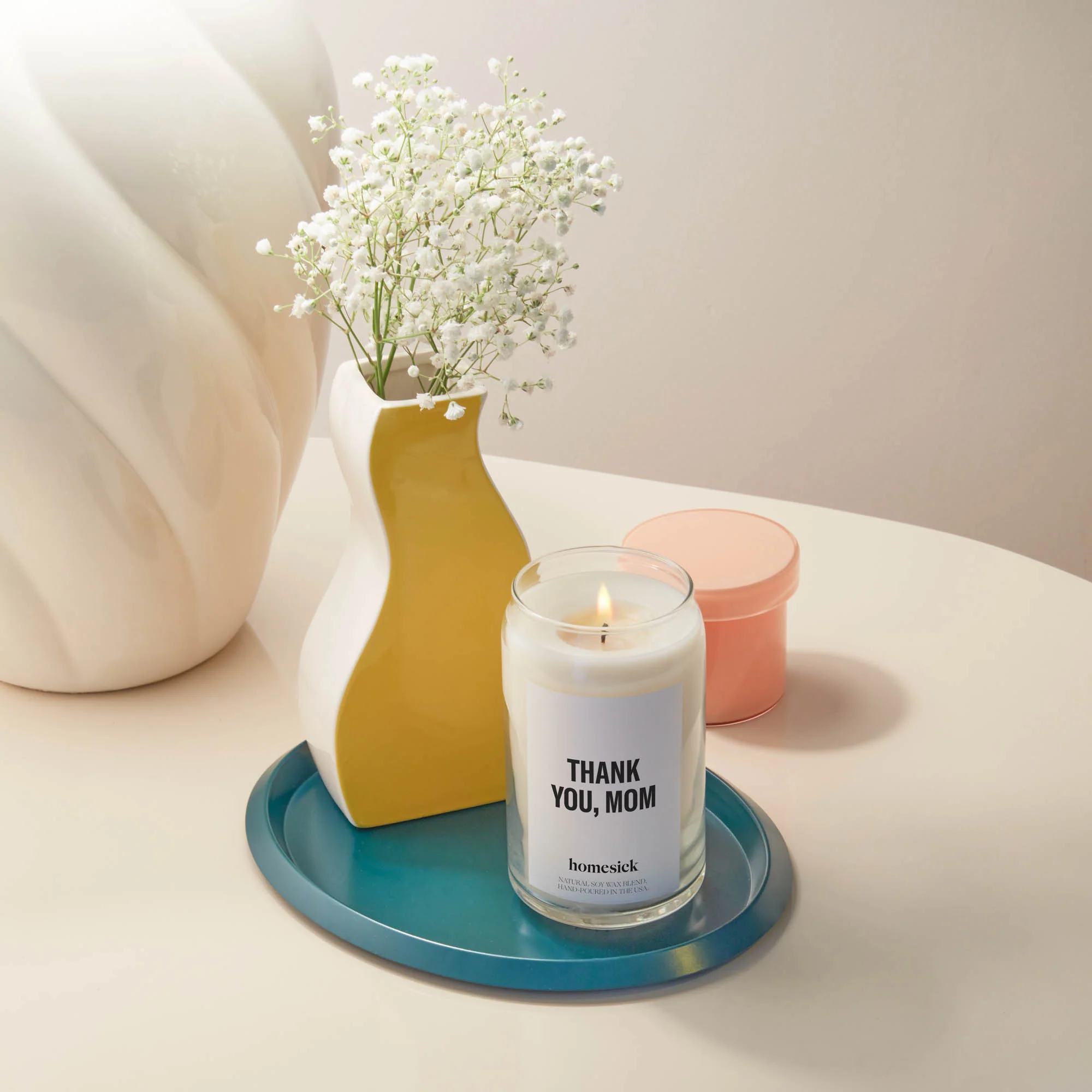 Thank You, Mom Candle - Image 3