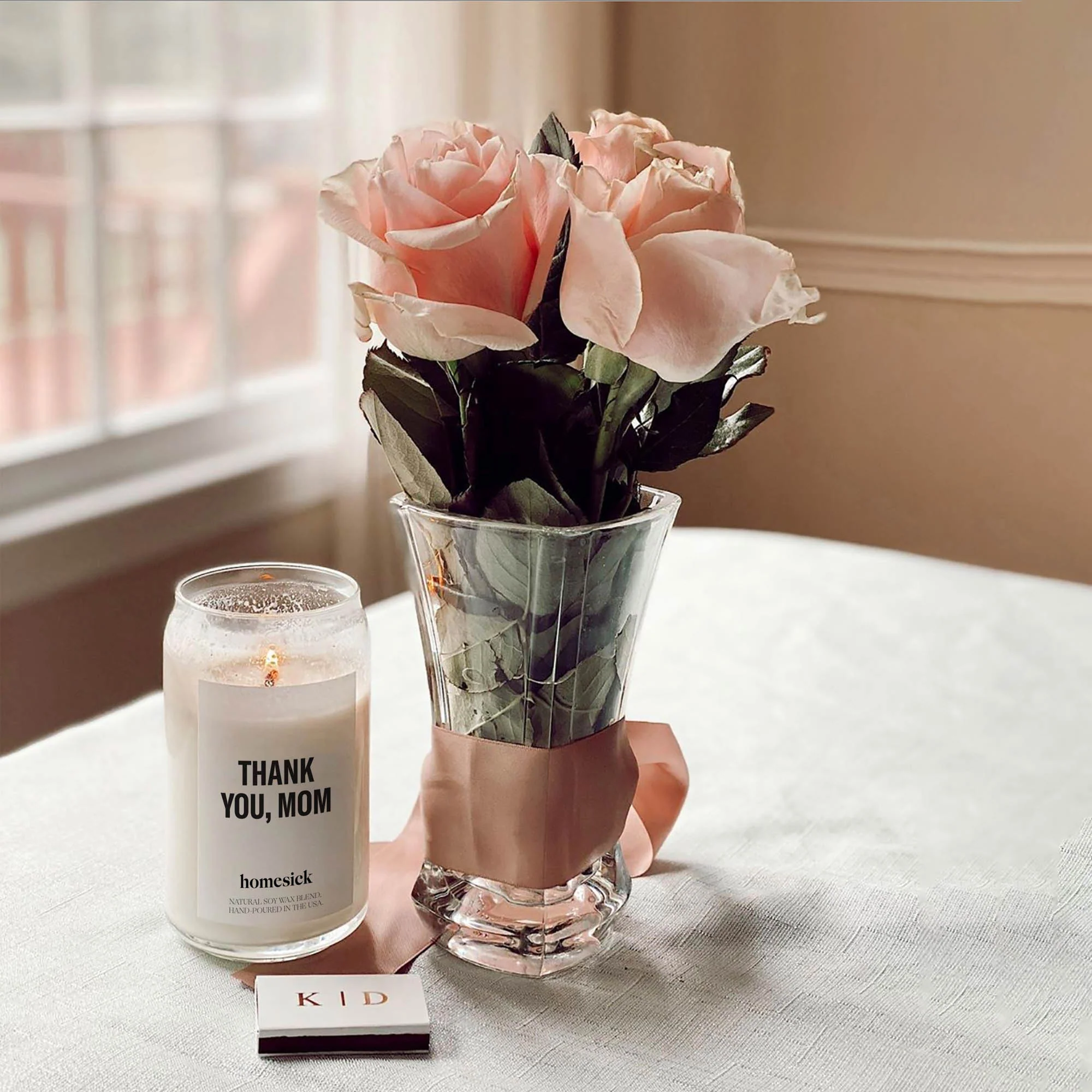 Thank You, Mom Candle - Image 4