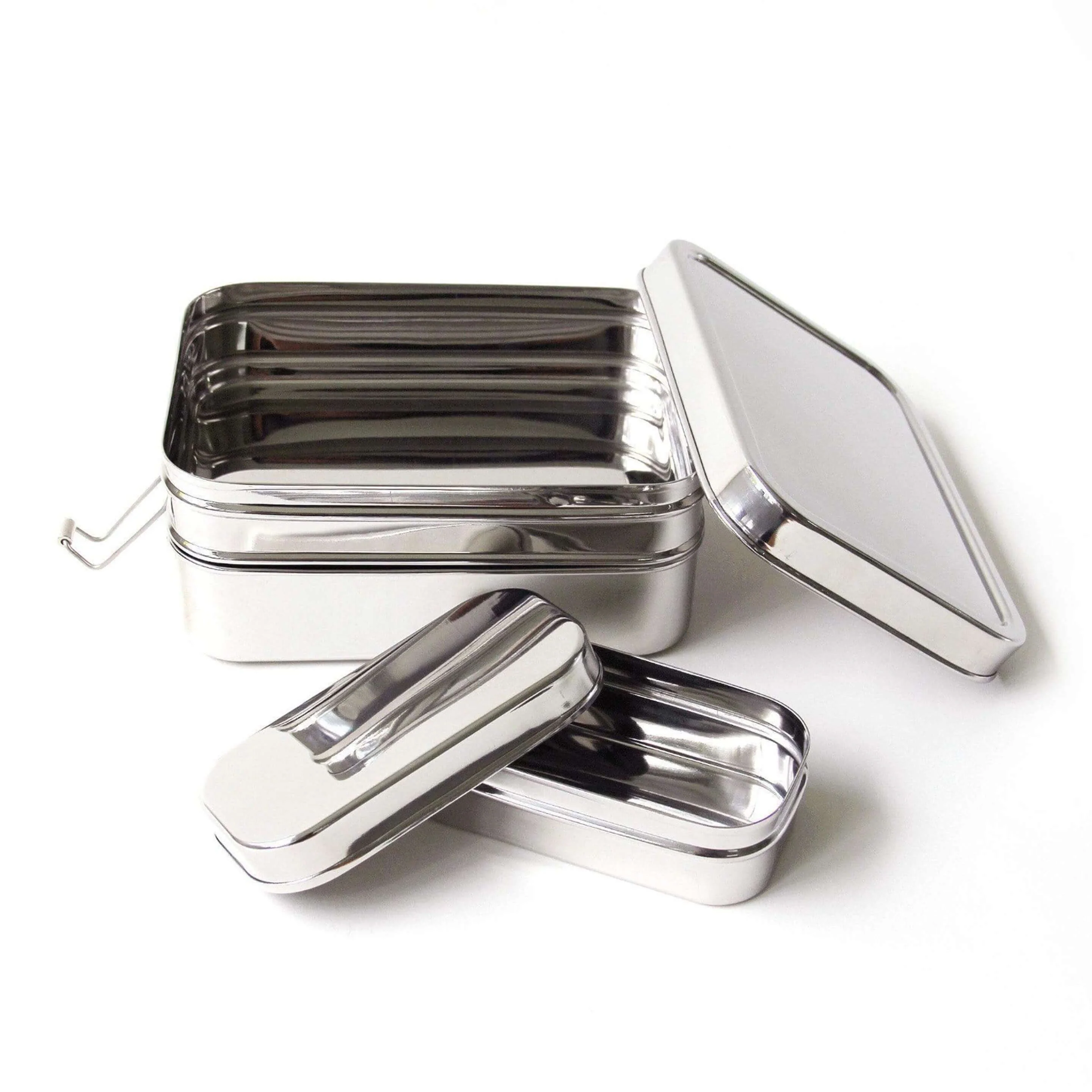 Three-in-One Giant Stainless Steel Lunch Box - Image 3