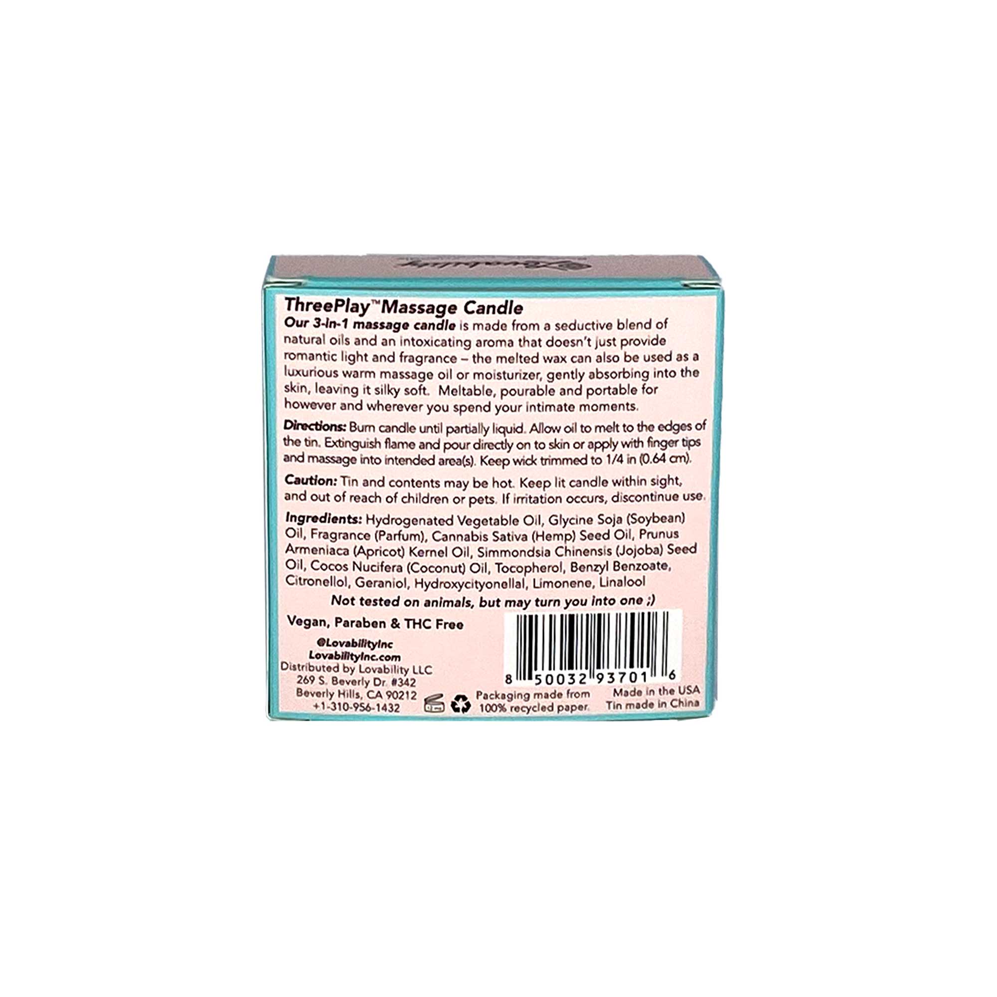 ThreePlay Massage Candle - Image 3