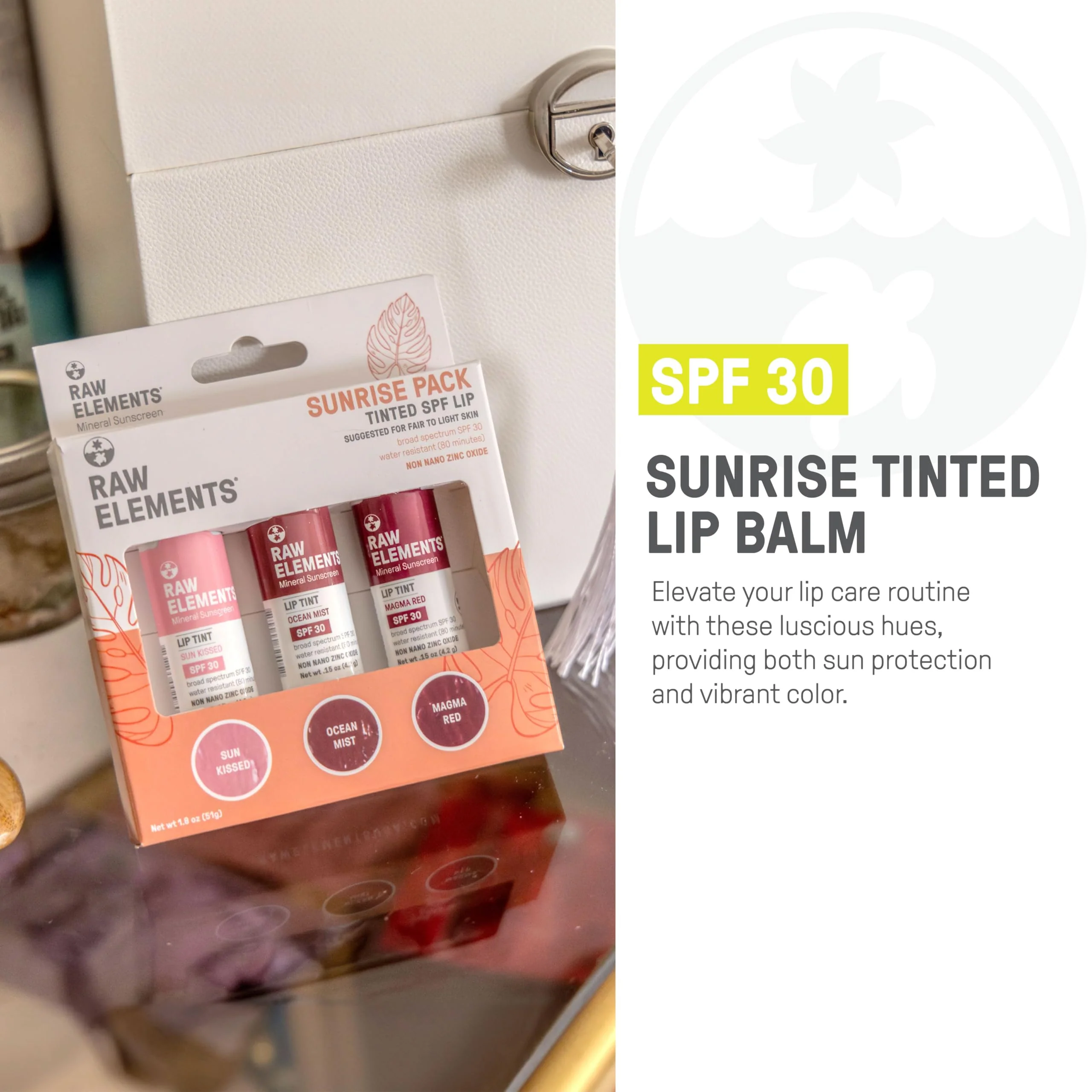 Tinted Lip SPF 30 .15 oz Sunrise Pack - Image 2