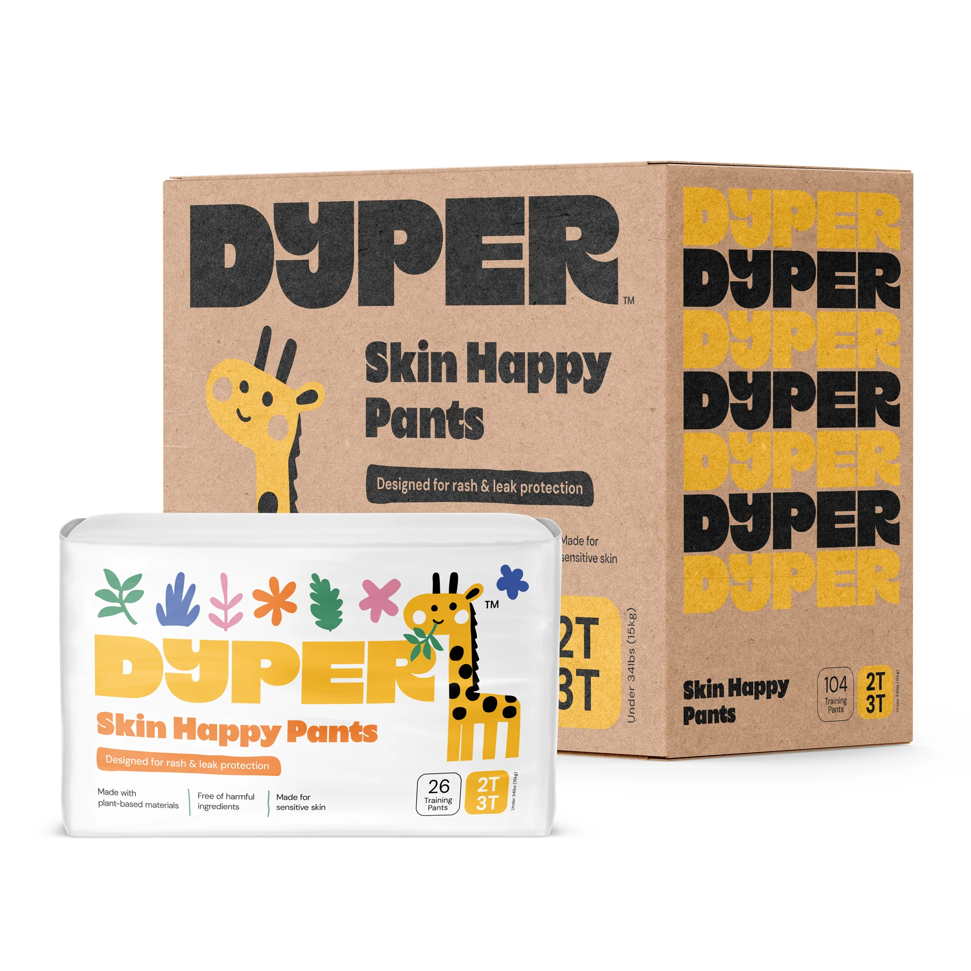 Skin Happy Training Pants – All-Day & Overnight Comfort for Toddlers with Bamboo Viscose - Image 2