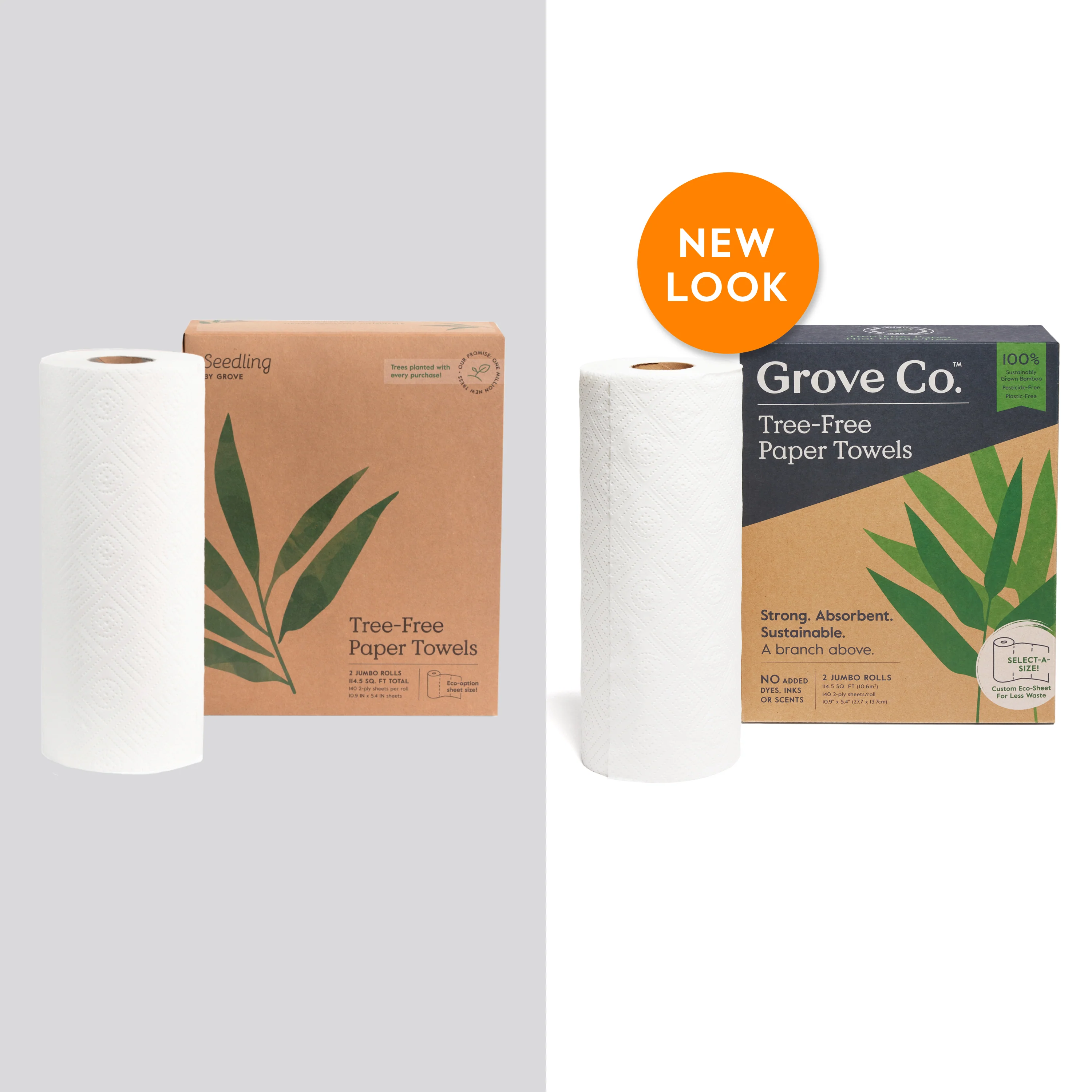 2-Ply Bamboo Paper Towels (140 sheets per roll) - Image 12