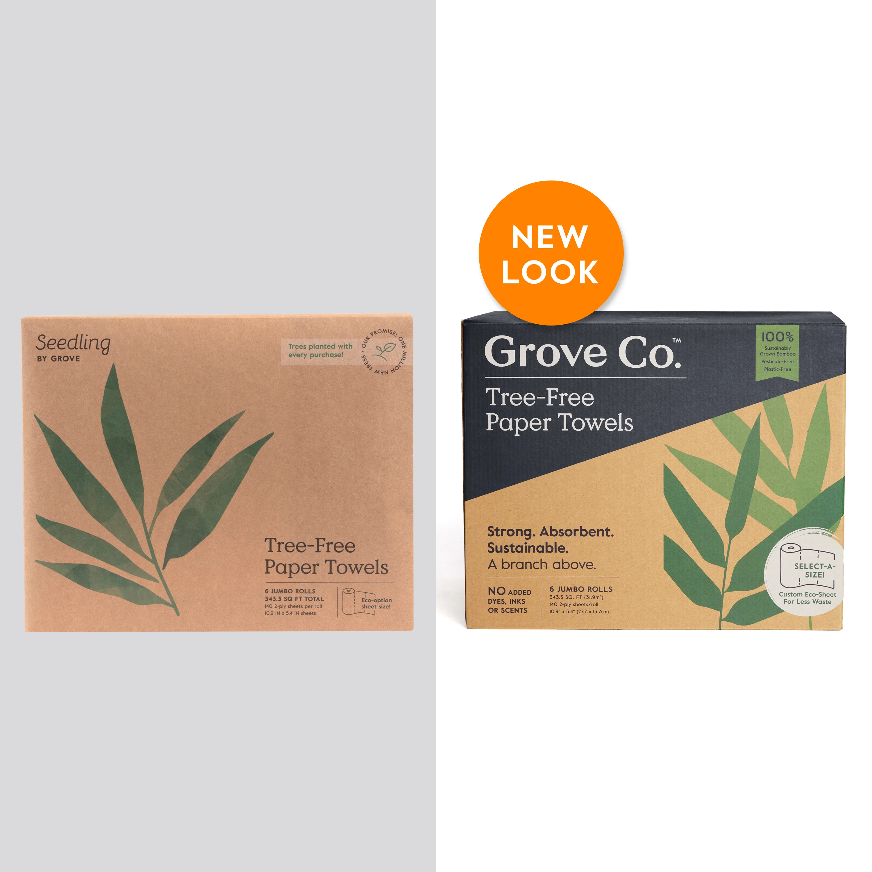 2-Ply Bamboo Paper Towels (140 sheets per roll) - Image 20