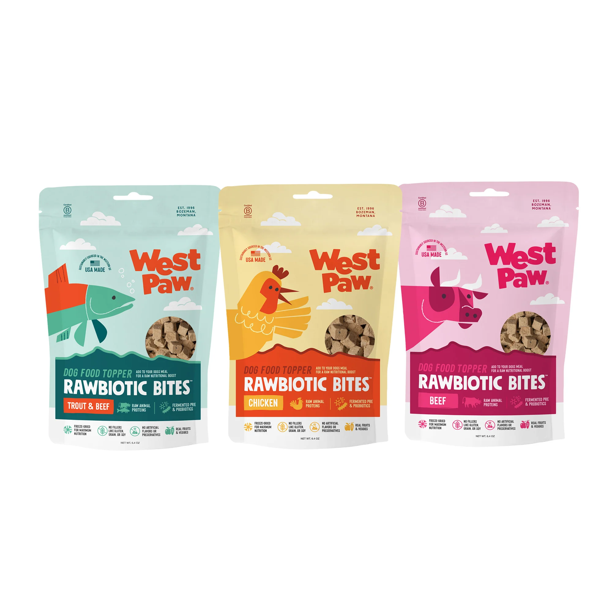 Trout & Beef Rawbiotic Bites Dog Food Topper - Image 8