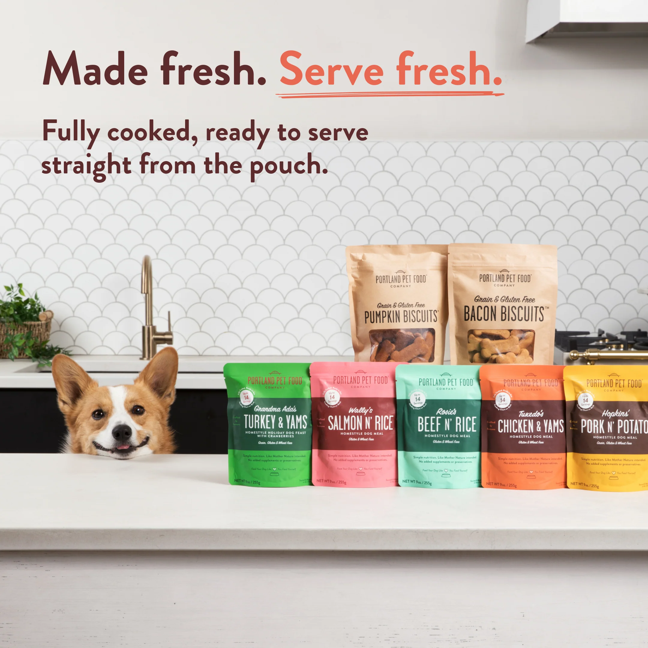 Tuxedo's Chicken & Yams Human-Grade Dog Meal, Mixer or Meal Topper, 9 oz Pouch - Single - Image 11