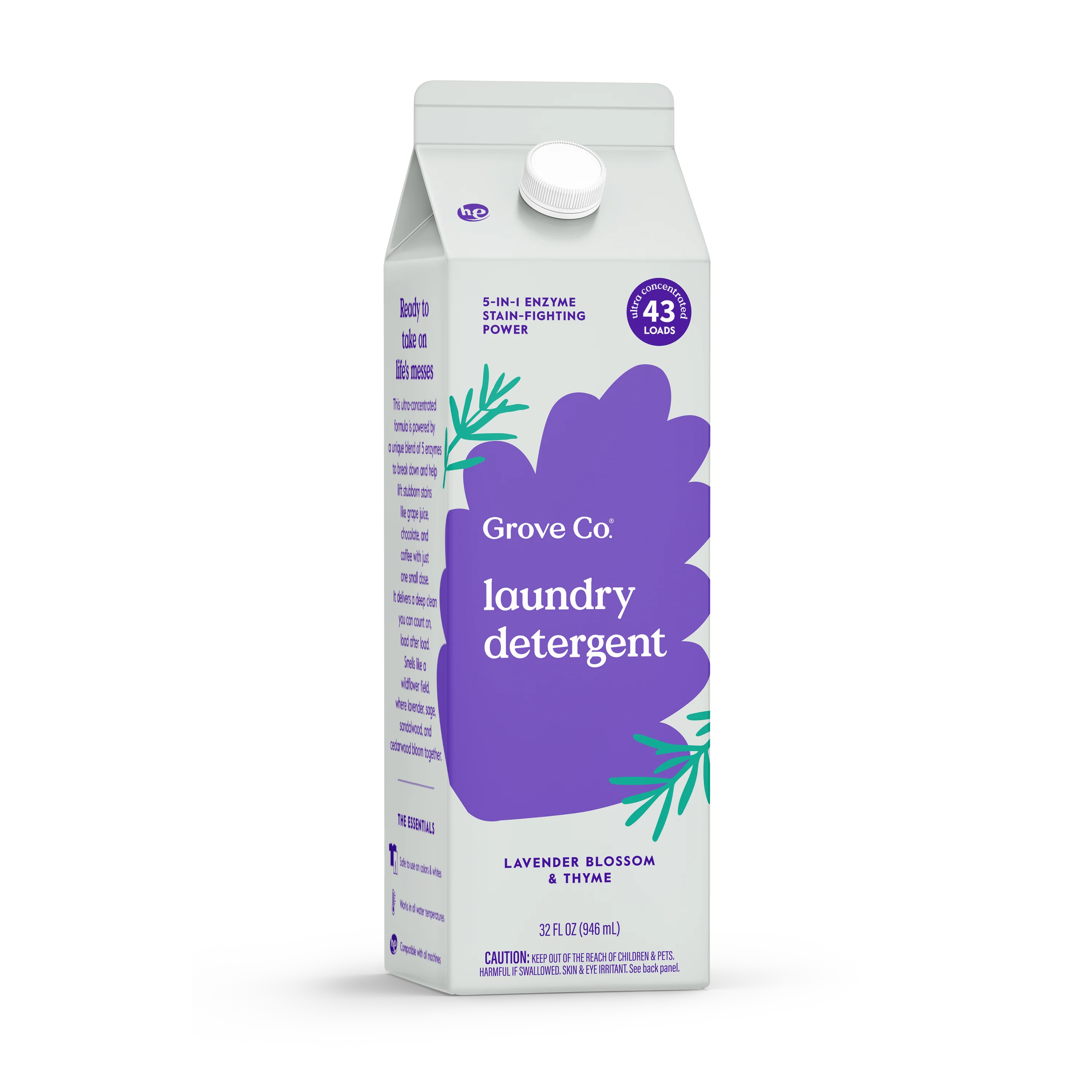 Laundry Detergent – 5-in-1 Enzyme Stain Fighting Power - Image 2