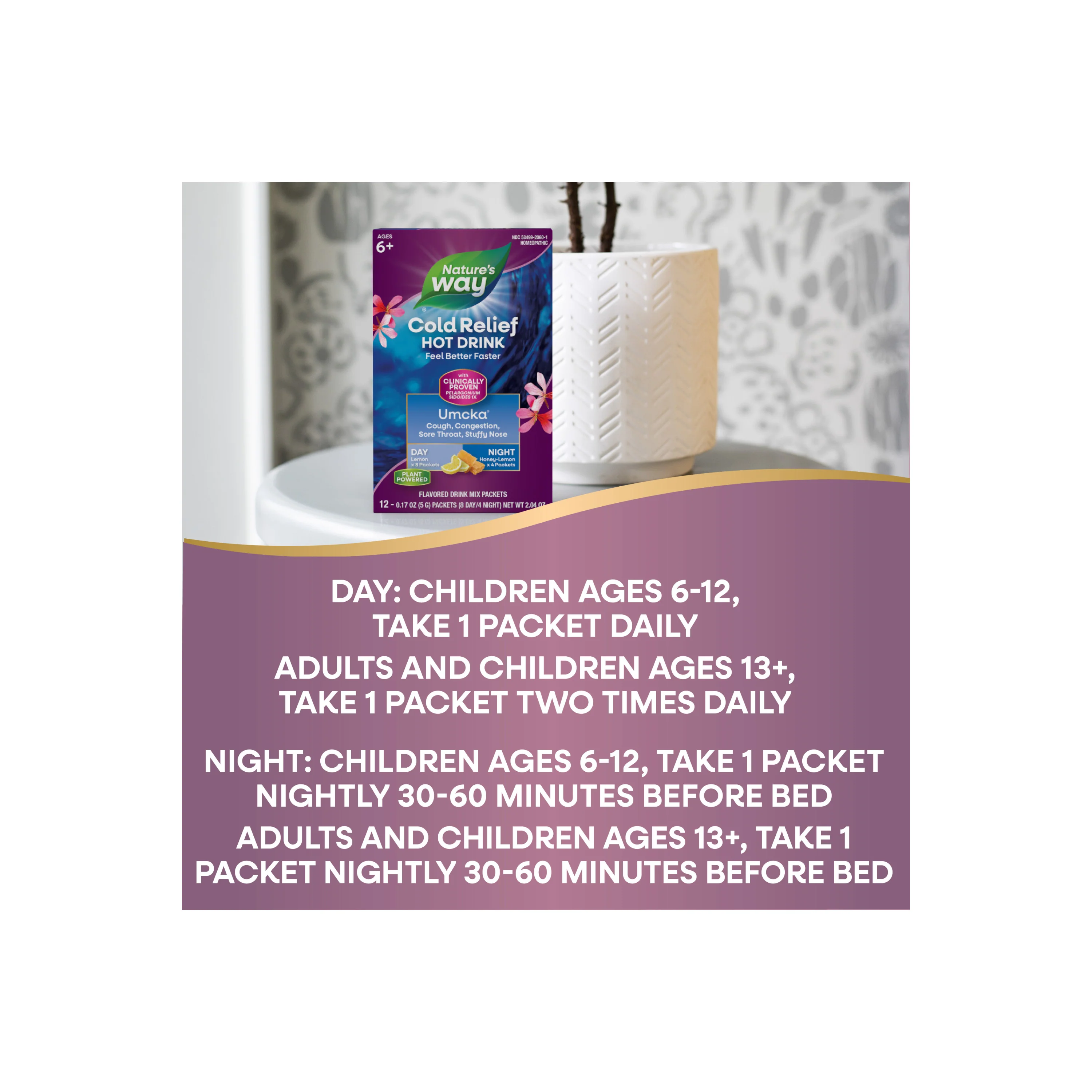 Umcka® Cold Care Day+Night Soothing Hot Drink - Image 4