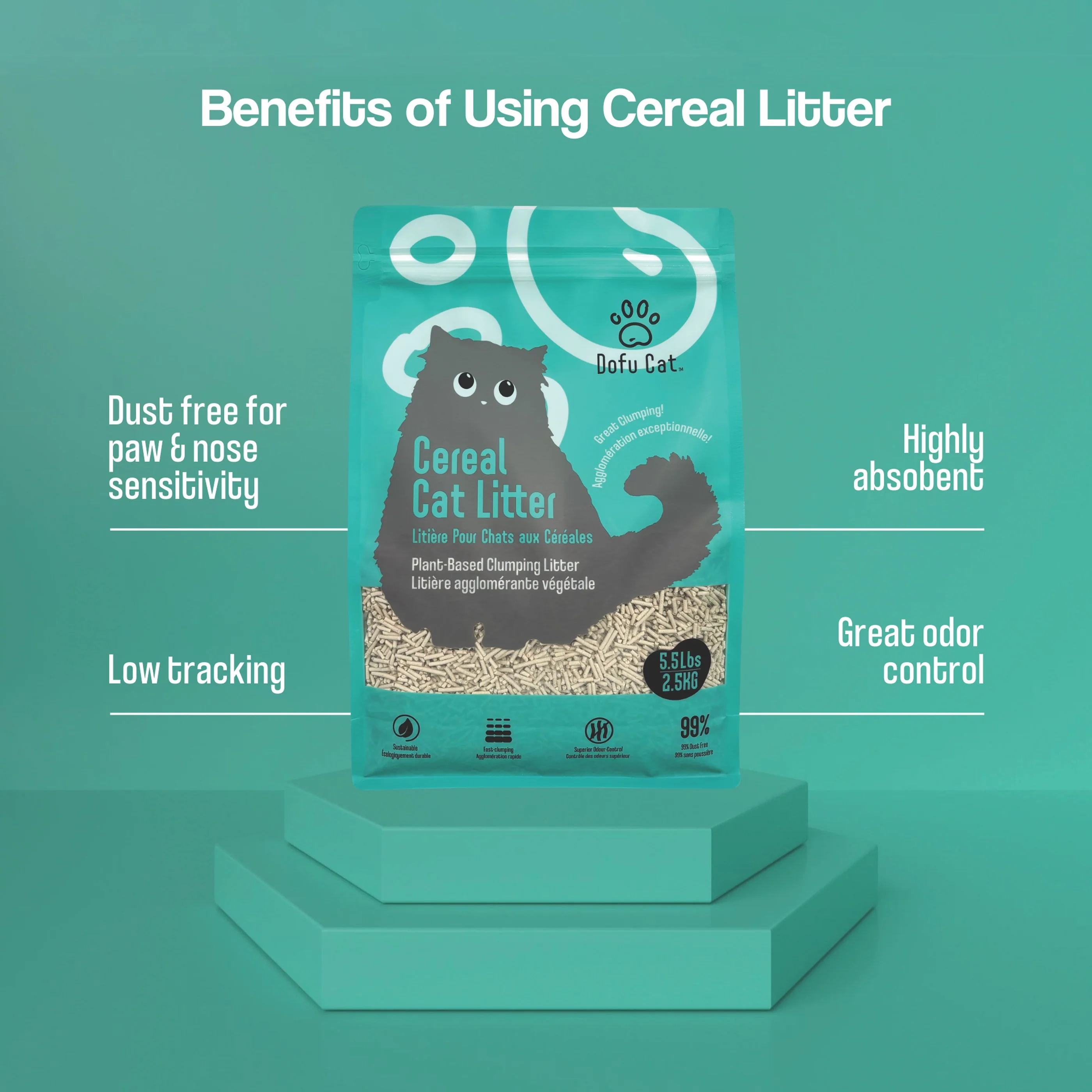 Upcycled Cereal Cat Litter - Image 4